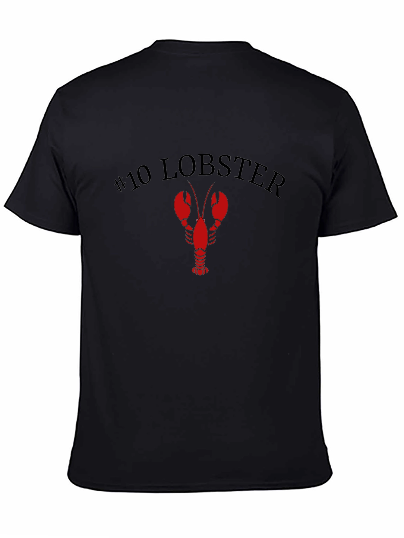 Lobster Graphic Tee - Mens Black Short Sleeve
