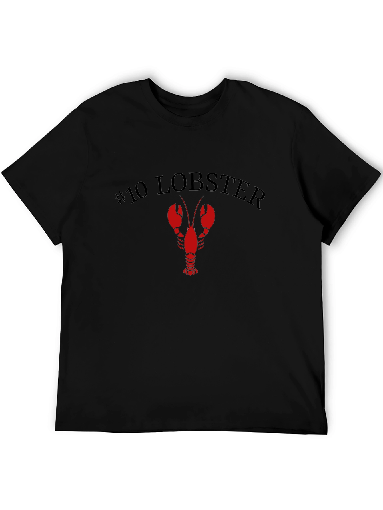 Lobster Graphic Tee - Mens Black Short Sleeve