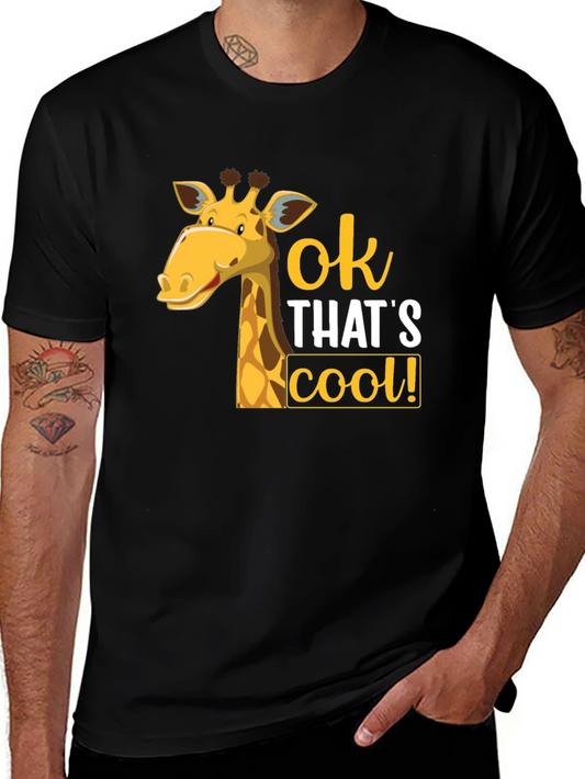 Cool Giraffe Graphic T-Shirt