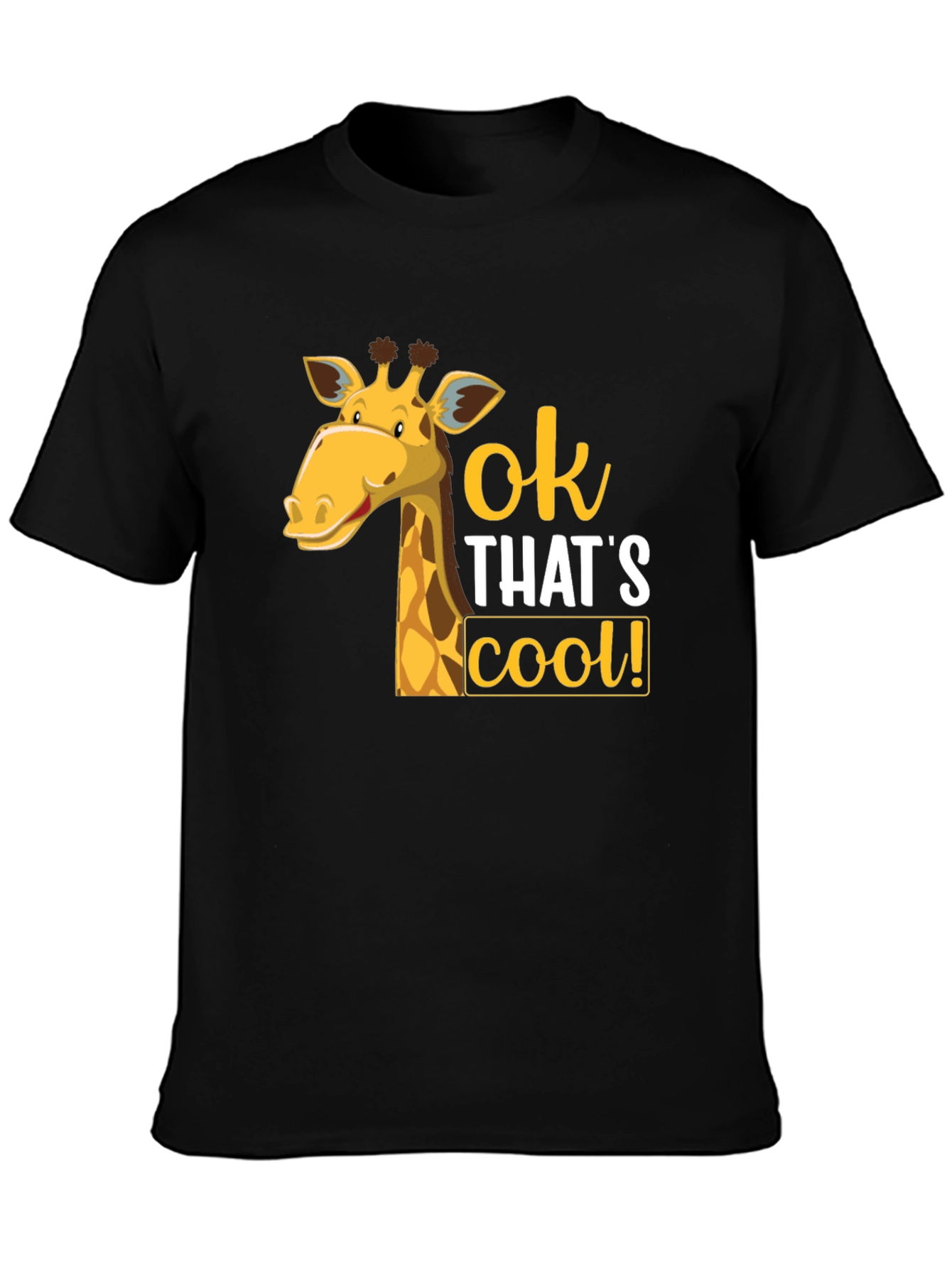 Cool Giraffe Graphic T-Shirt