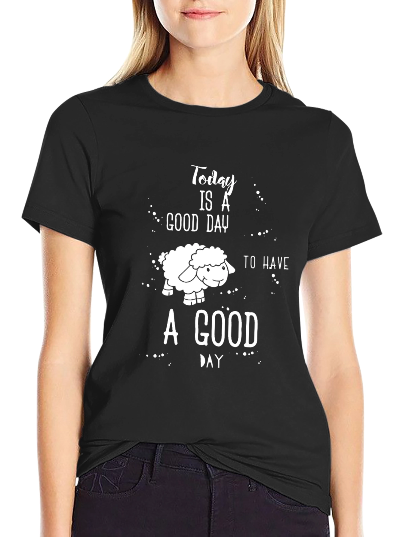 Today is a Good Day Sheep Graphic Tee