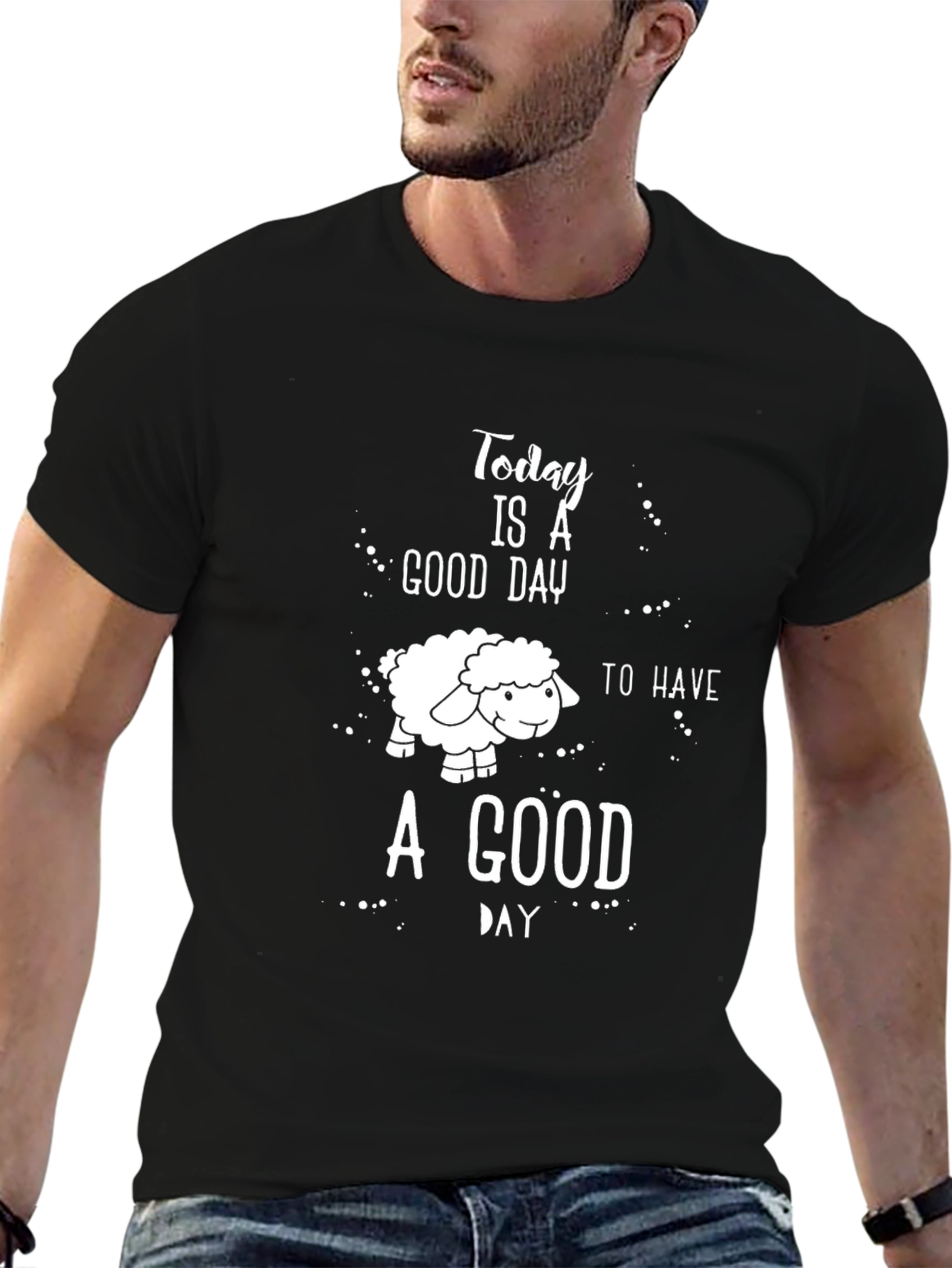 Today is a Good Day Sheep Graphic Tee
