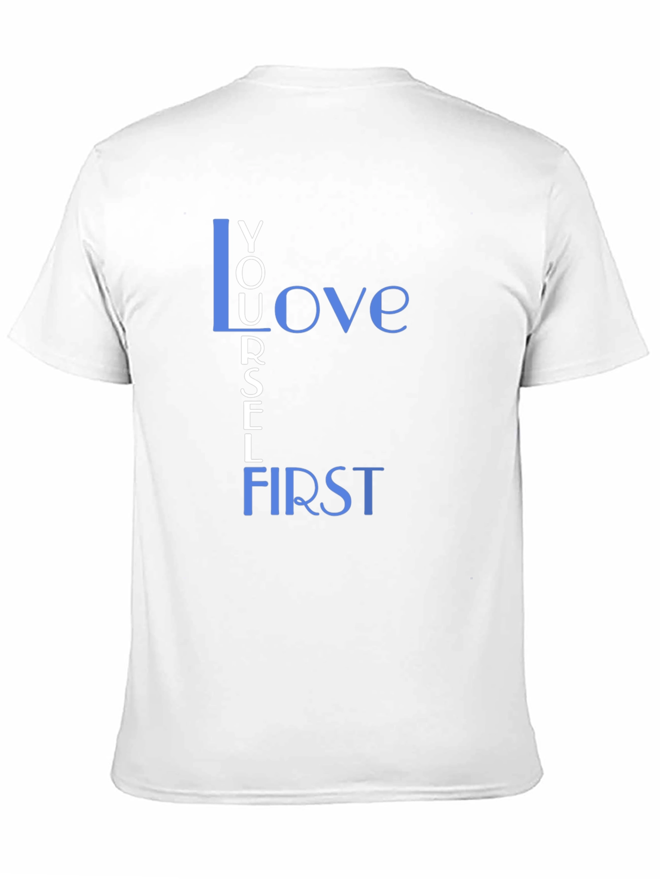 Love Yourself First Graphic Tee - Black Cotton
