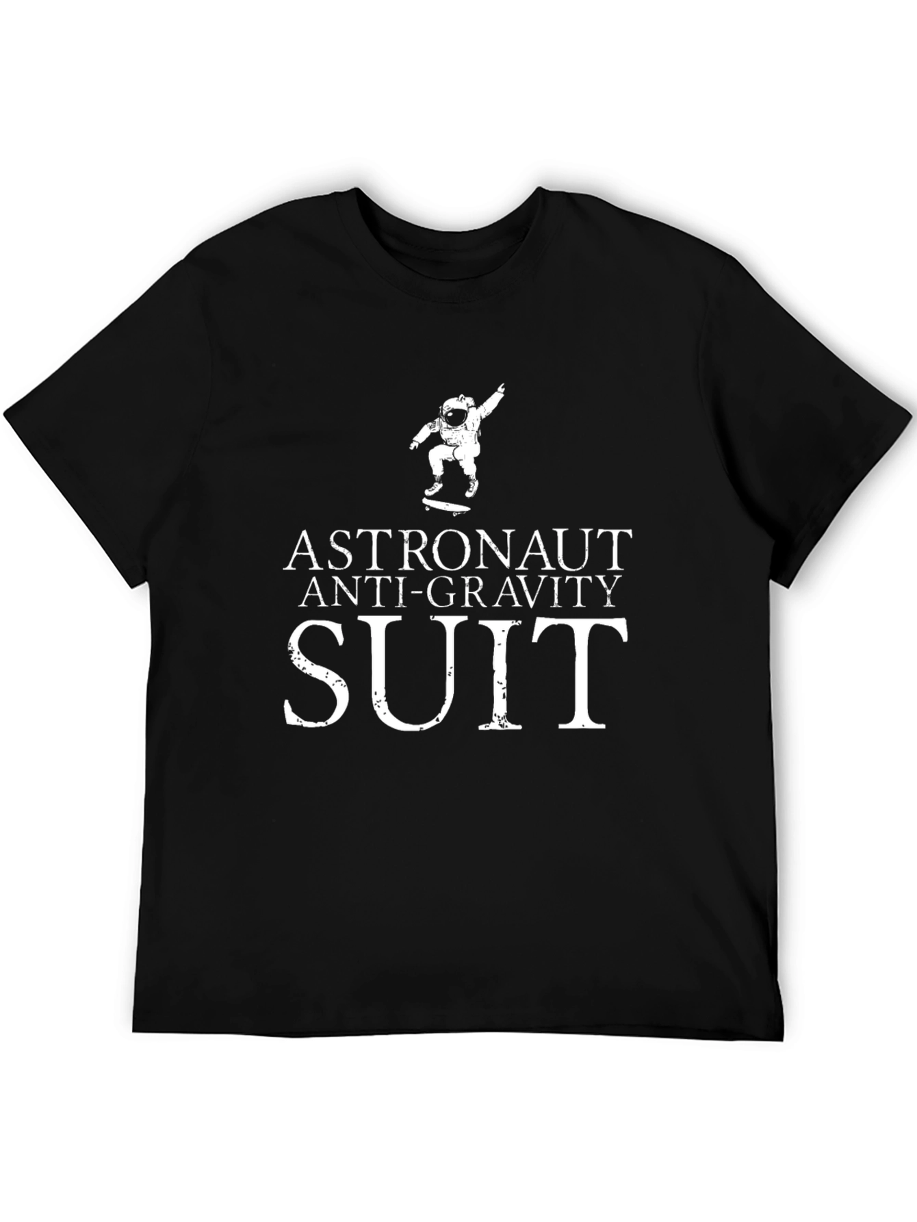Astronaut Anti-Gravity Suit Graphic Tee - Black