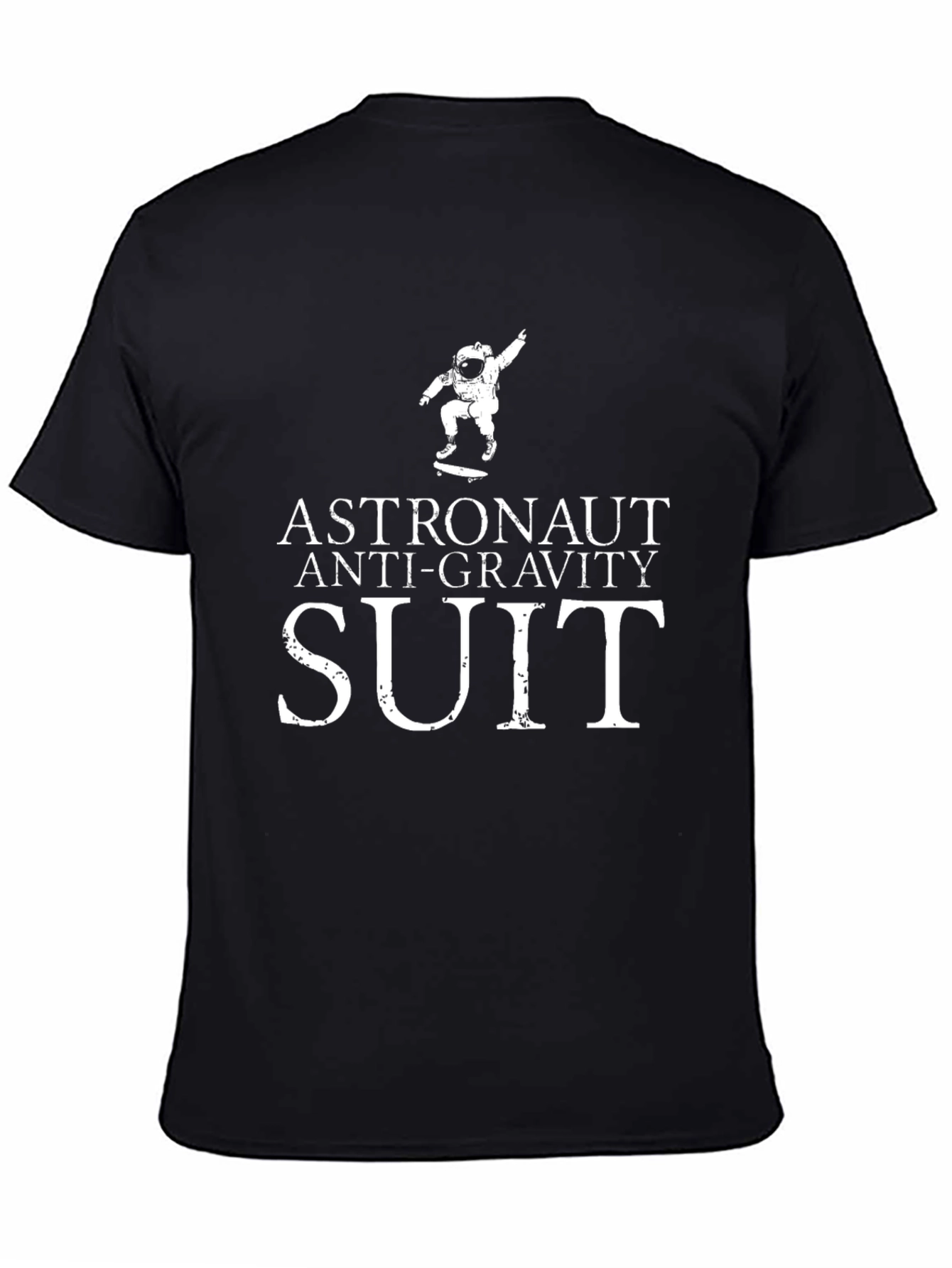 Astronaut Anti-Gravity Suit Graphic Tee - Black