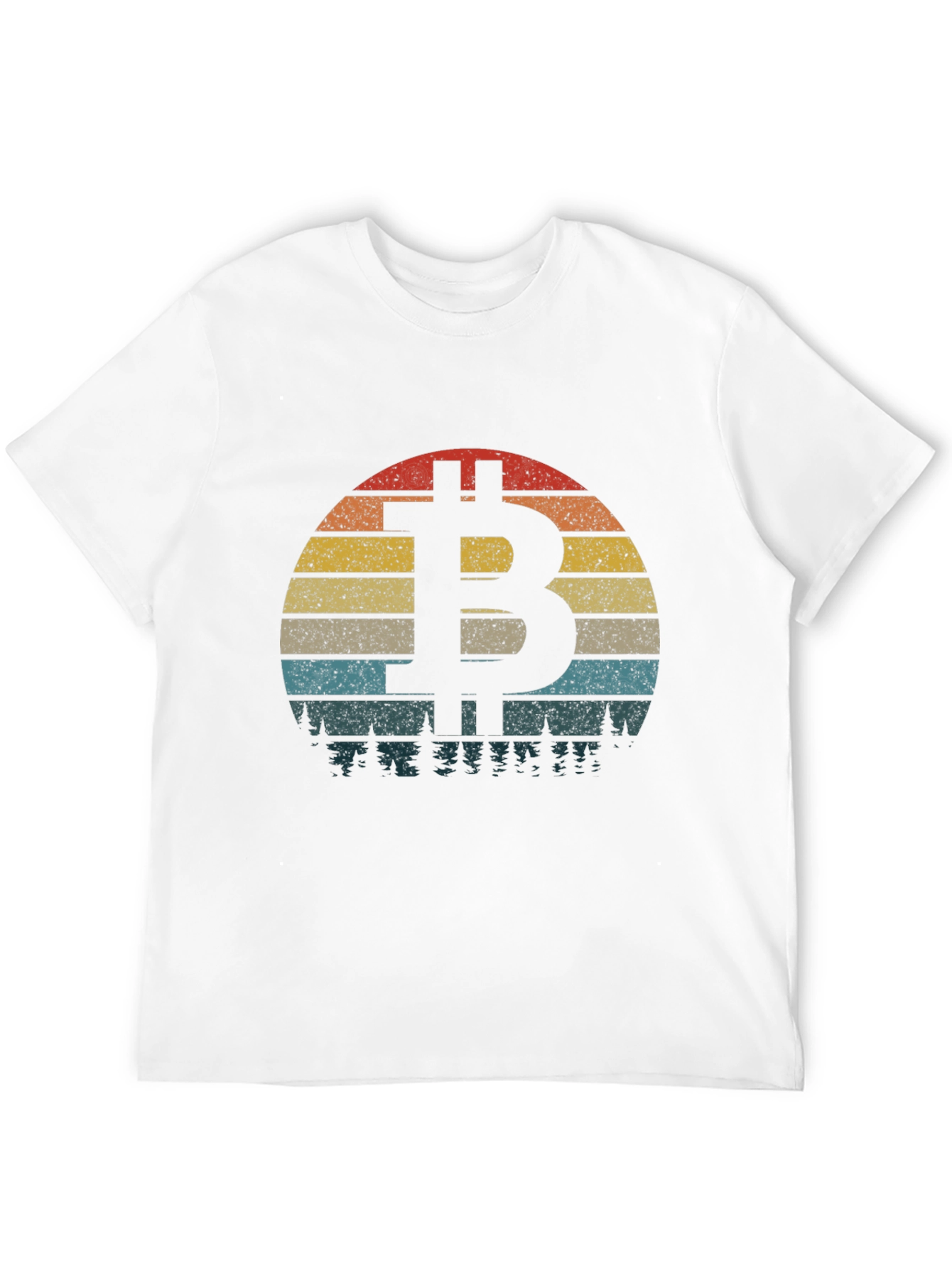 Bitcoin Sunset T-Shirt - Crypto Lover Tee