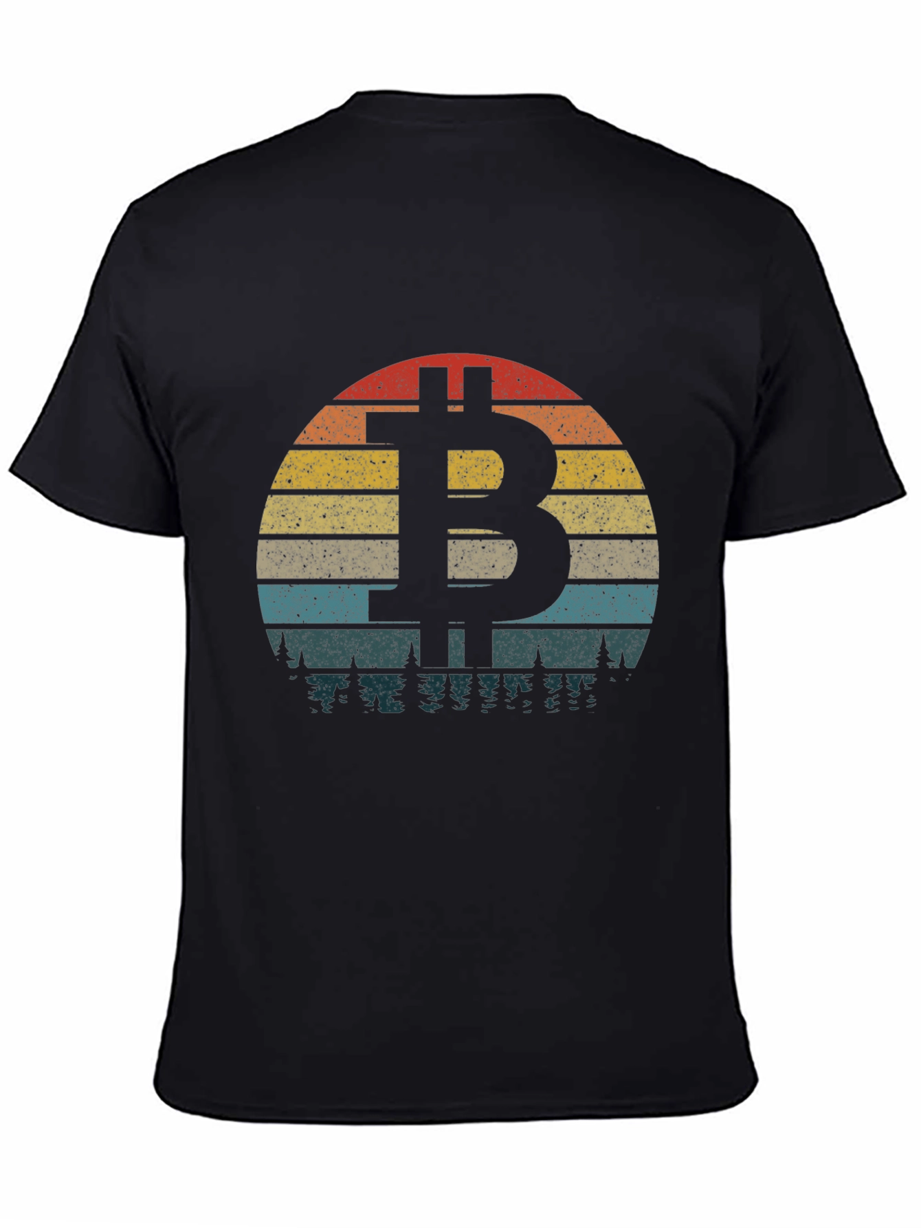 Bitcoin Sunset T-Shirt - Crypto Lover Tee