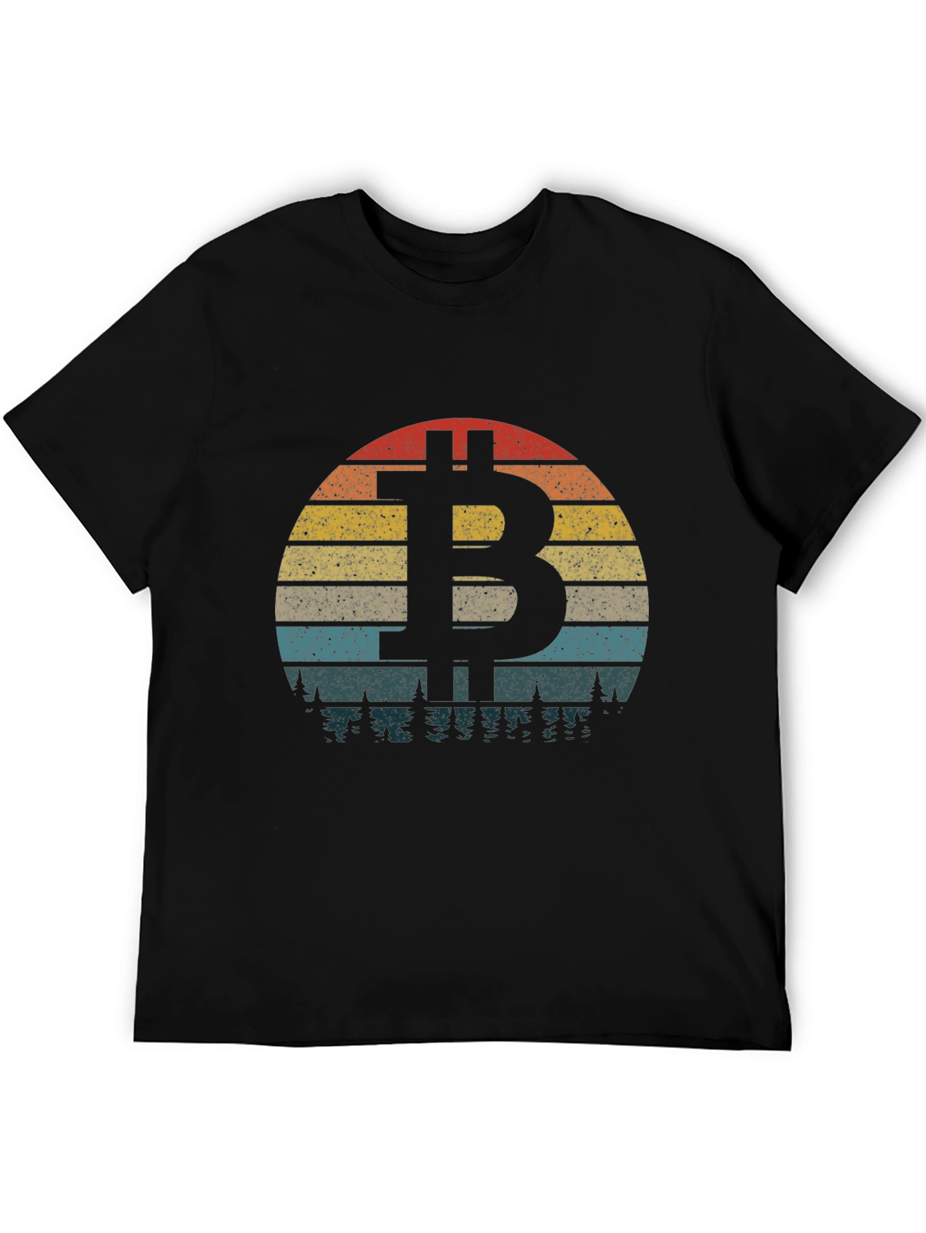 Bitcoin Sunset T-Shirt - Crypto Lover Tee