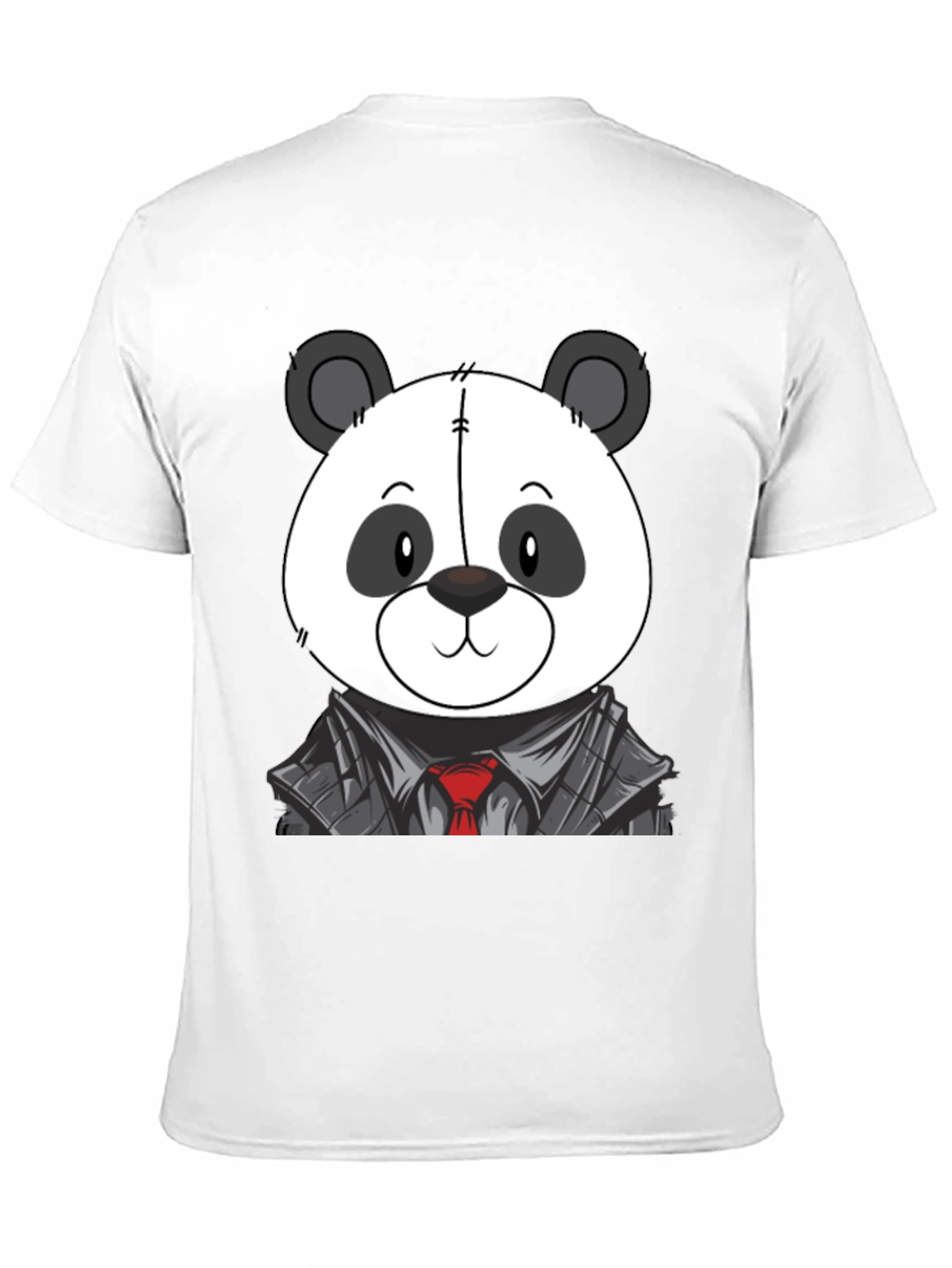 Panda Bear in Suit T-Shirt - Cute Cartoon Design
