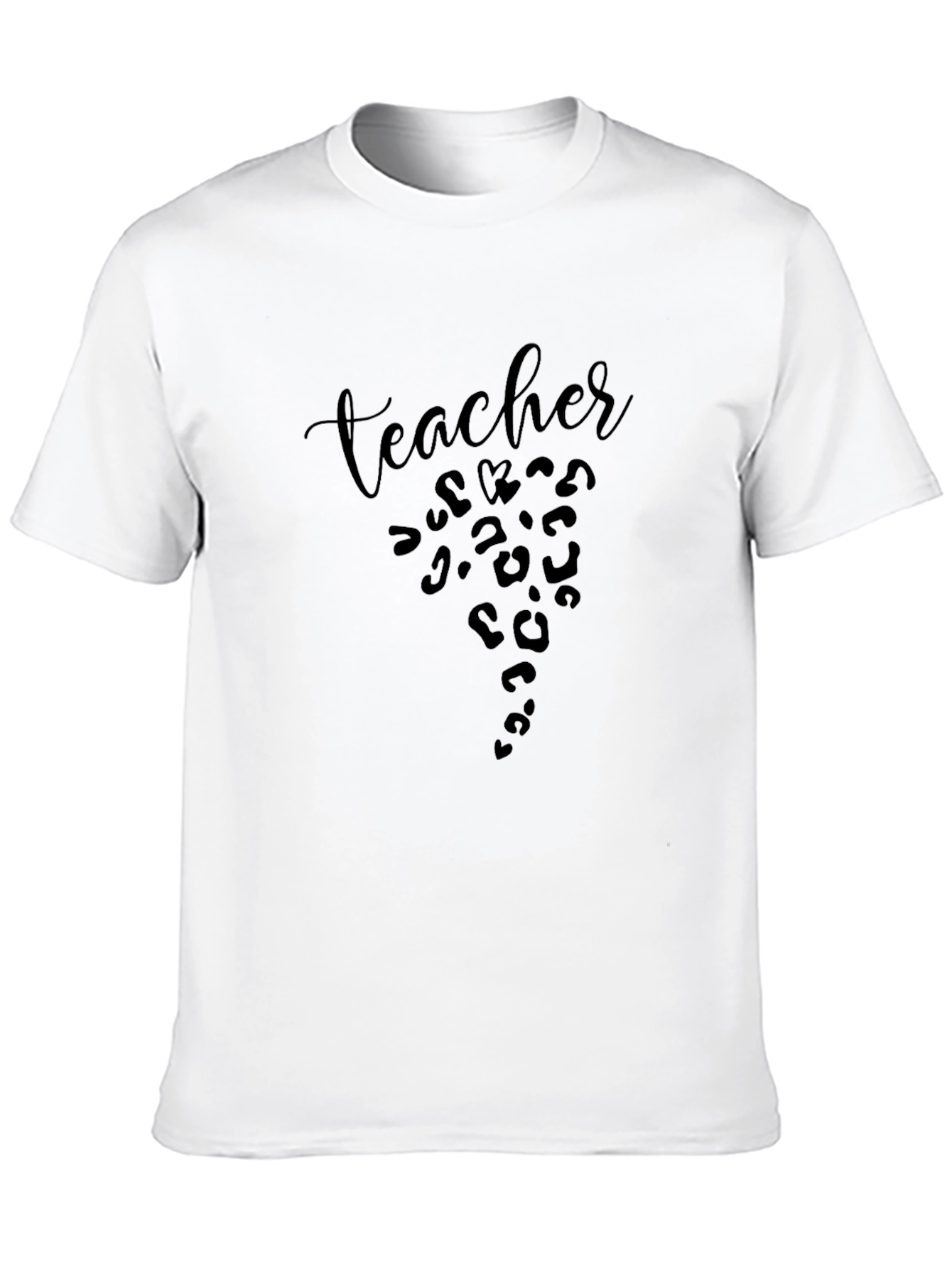 Teacher Leopard Print Graphic Tee