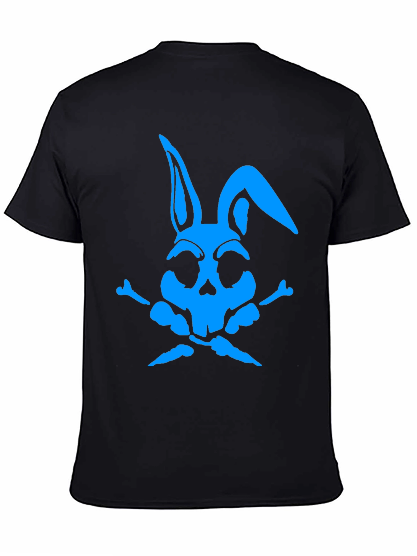 Skull Bunny Graphic T-Shirt - Mens Black Tee