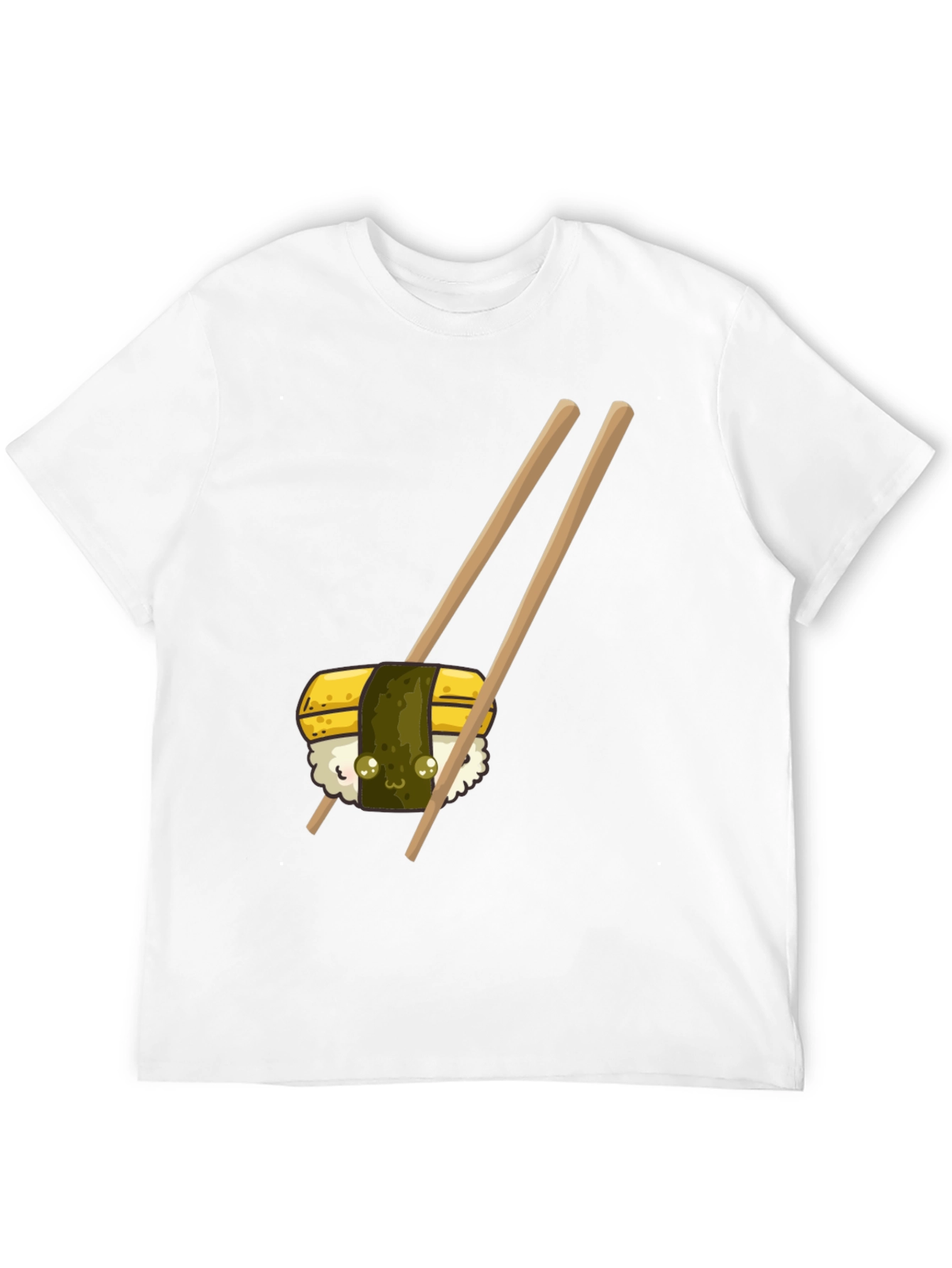Sushi Graphic Tee -  Unisex Black T-Shirt