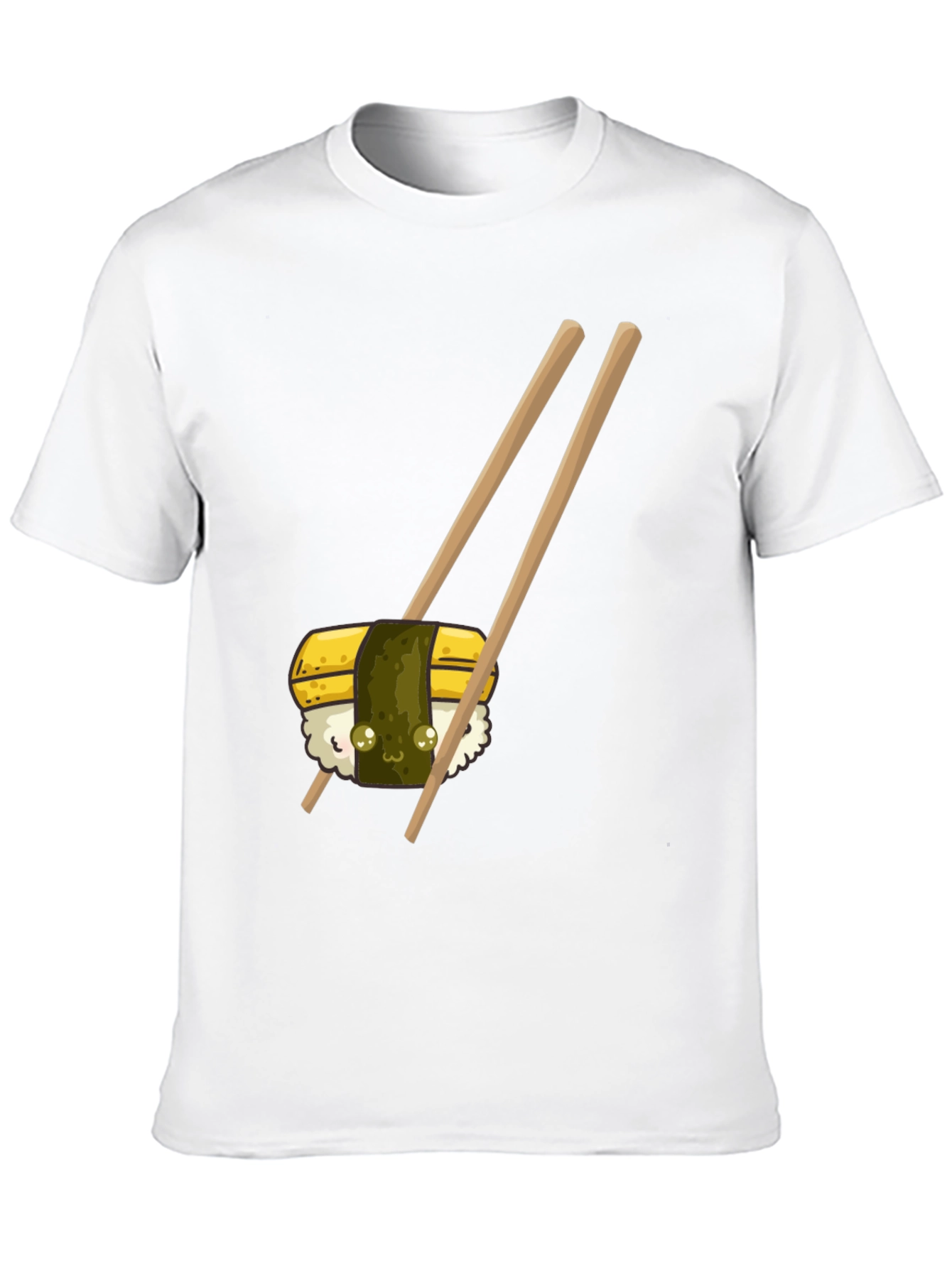 Sushi Graphic Tee -  Unisex Black T-Shirt