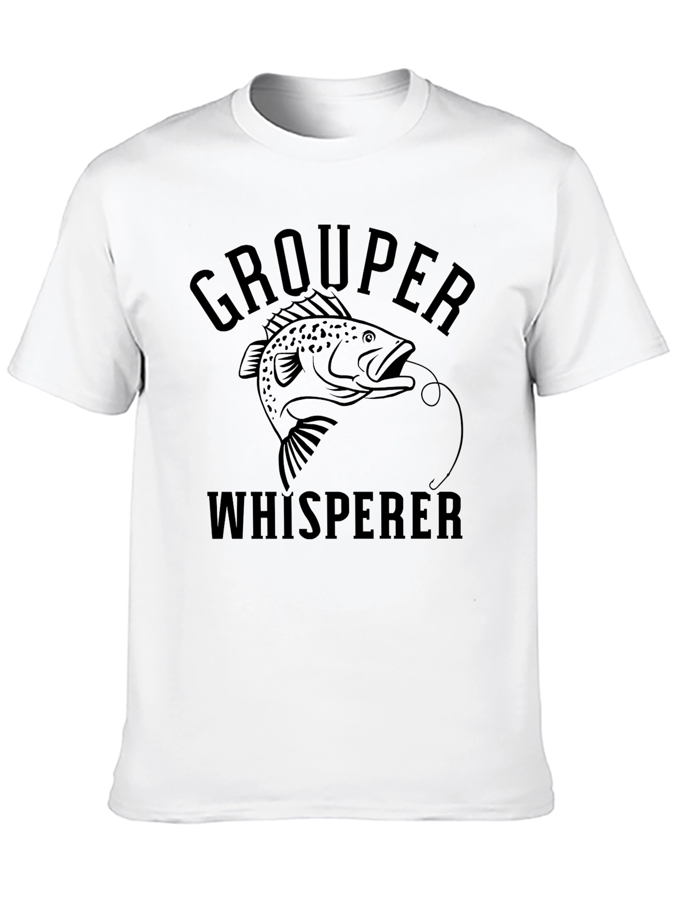 Grouper Whisperer Graphic T-Shirt - Fishing Enthusiast Tee