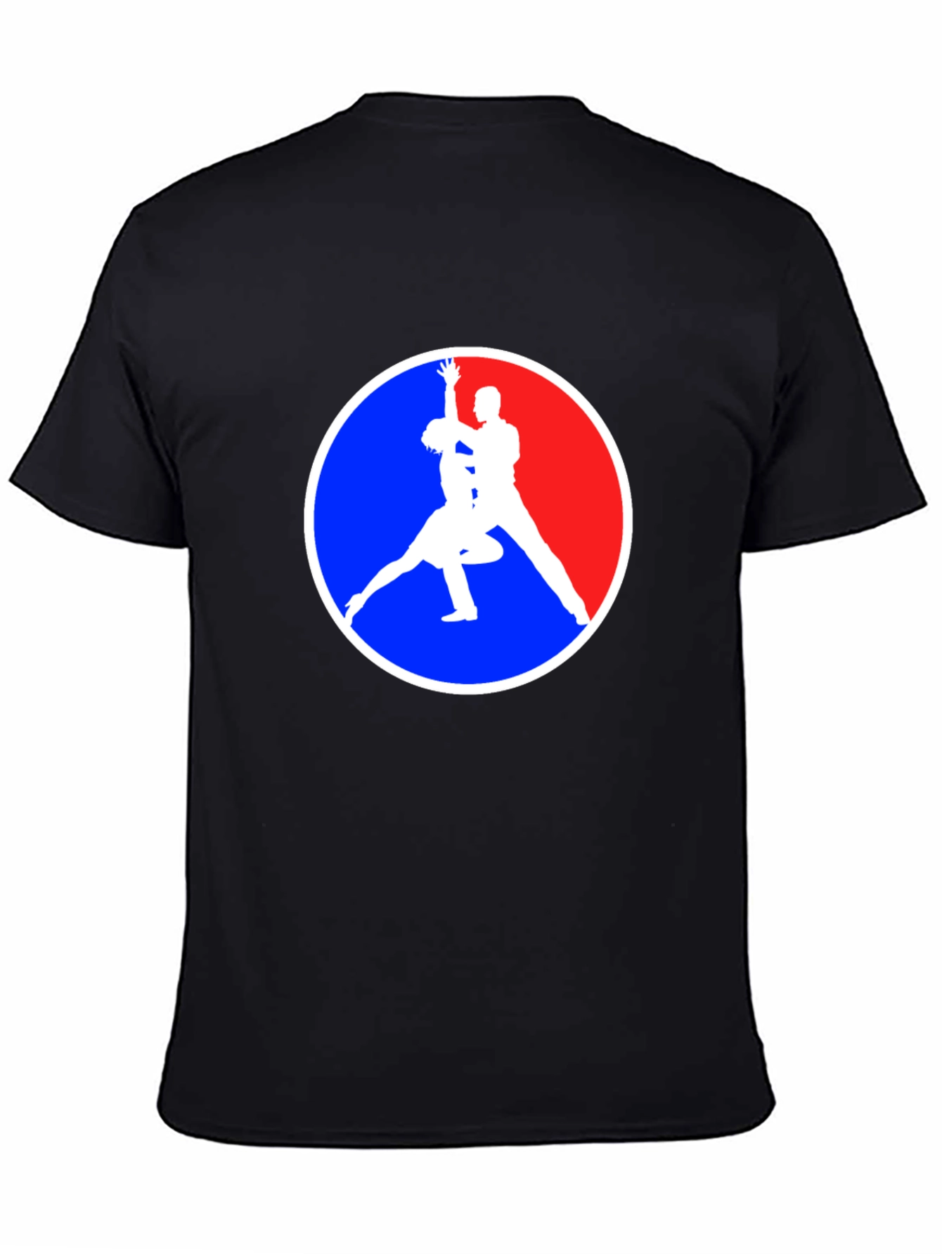 Dancing Silhouette Graphic Tee - Black