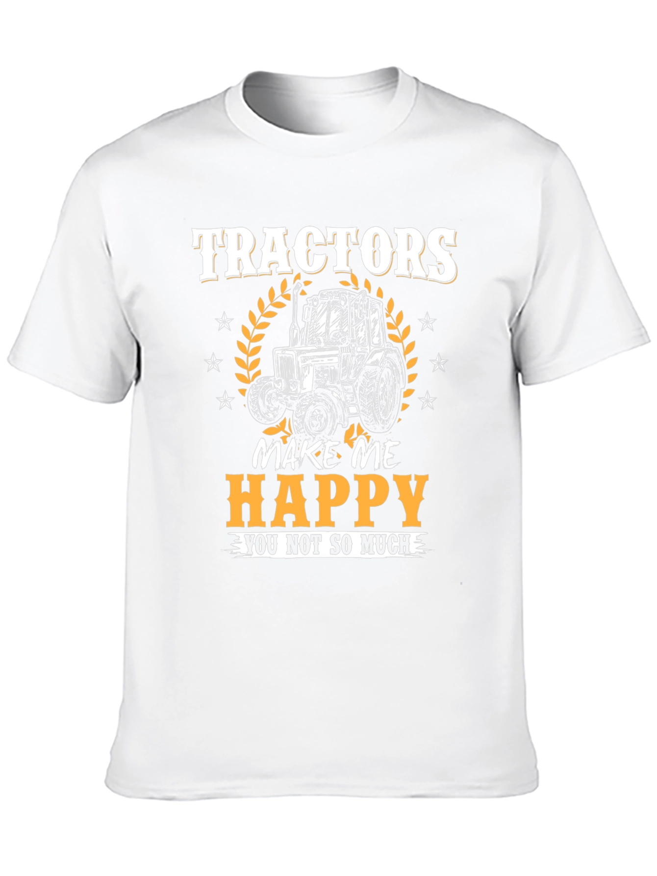 Tractors Make Me Happy Graphic Tee