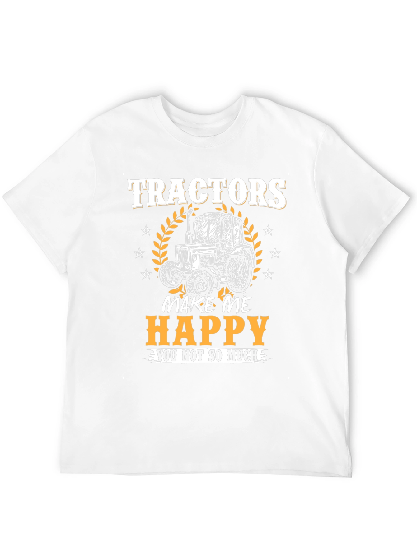 Tractors Make Me Happy Graphic Tee