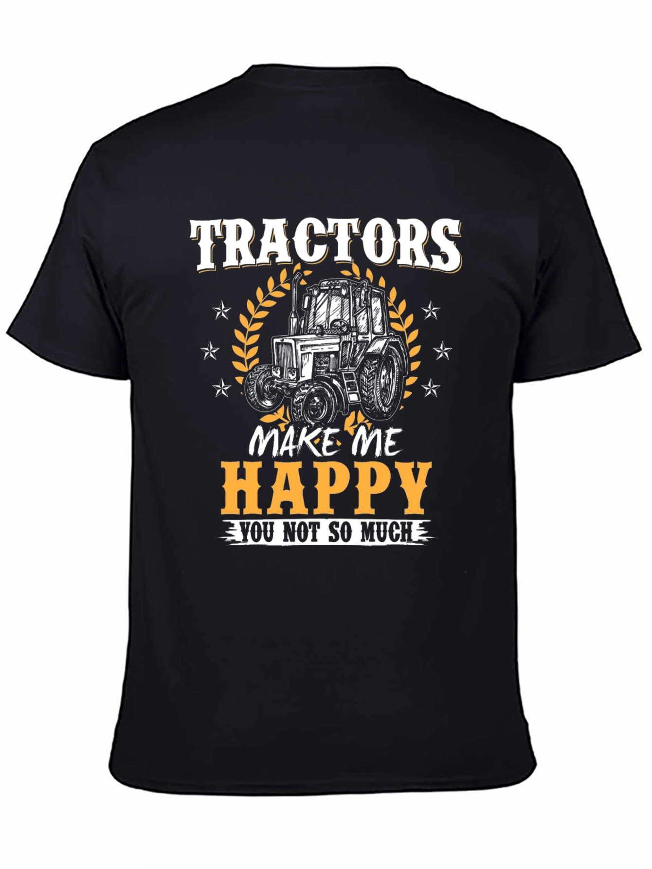 Tractors Make Me Happy Graphic Tee