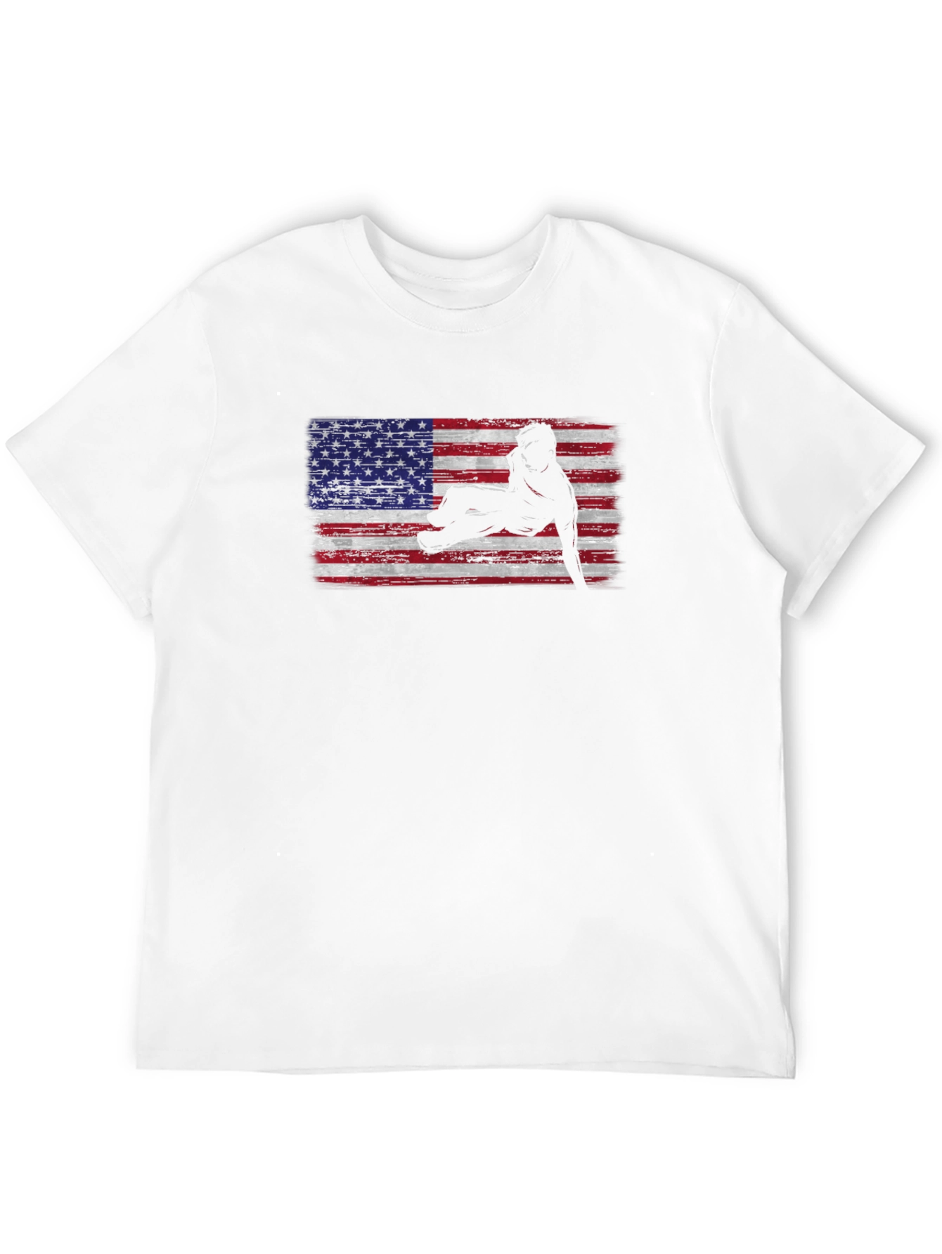 American Flag Trucker T-Shirt