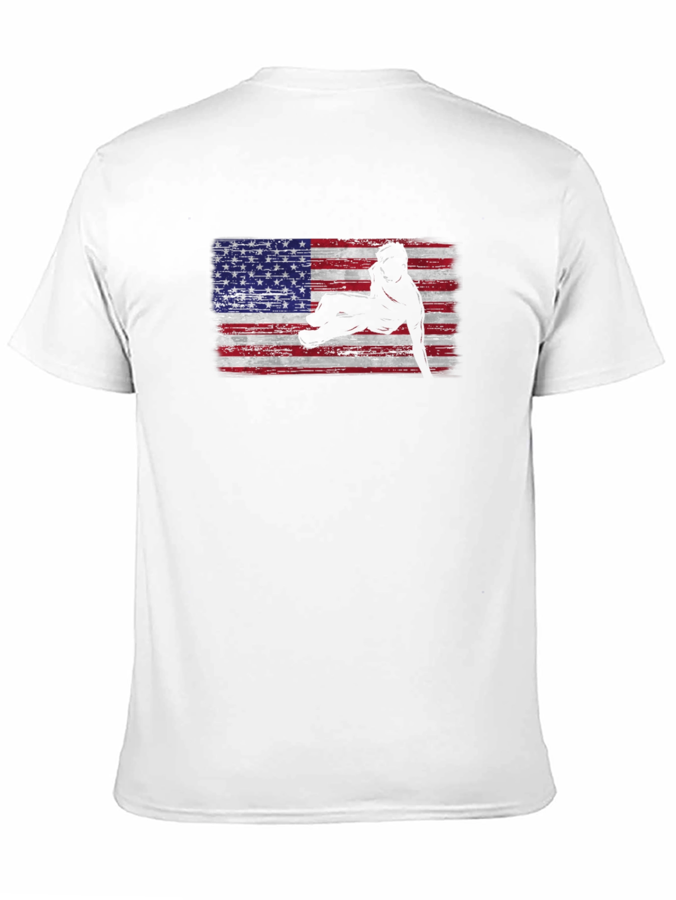American Flag Trucker T-Shirt