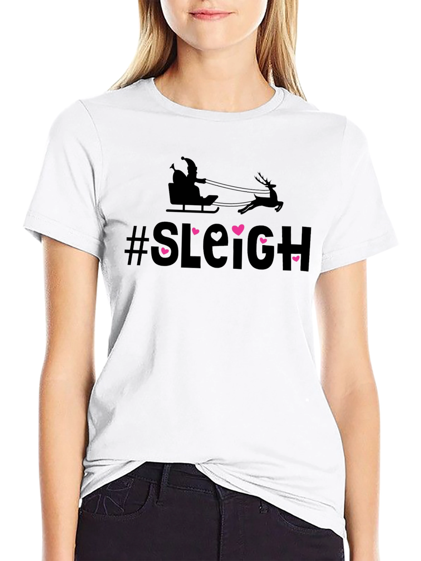 Sleigh Holiday Graphic Tee
