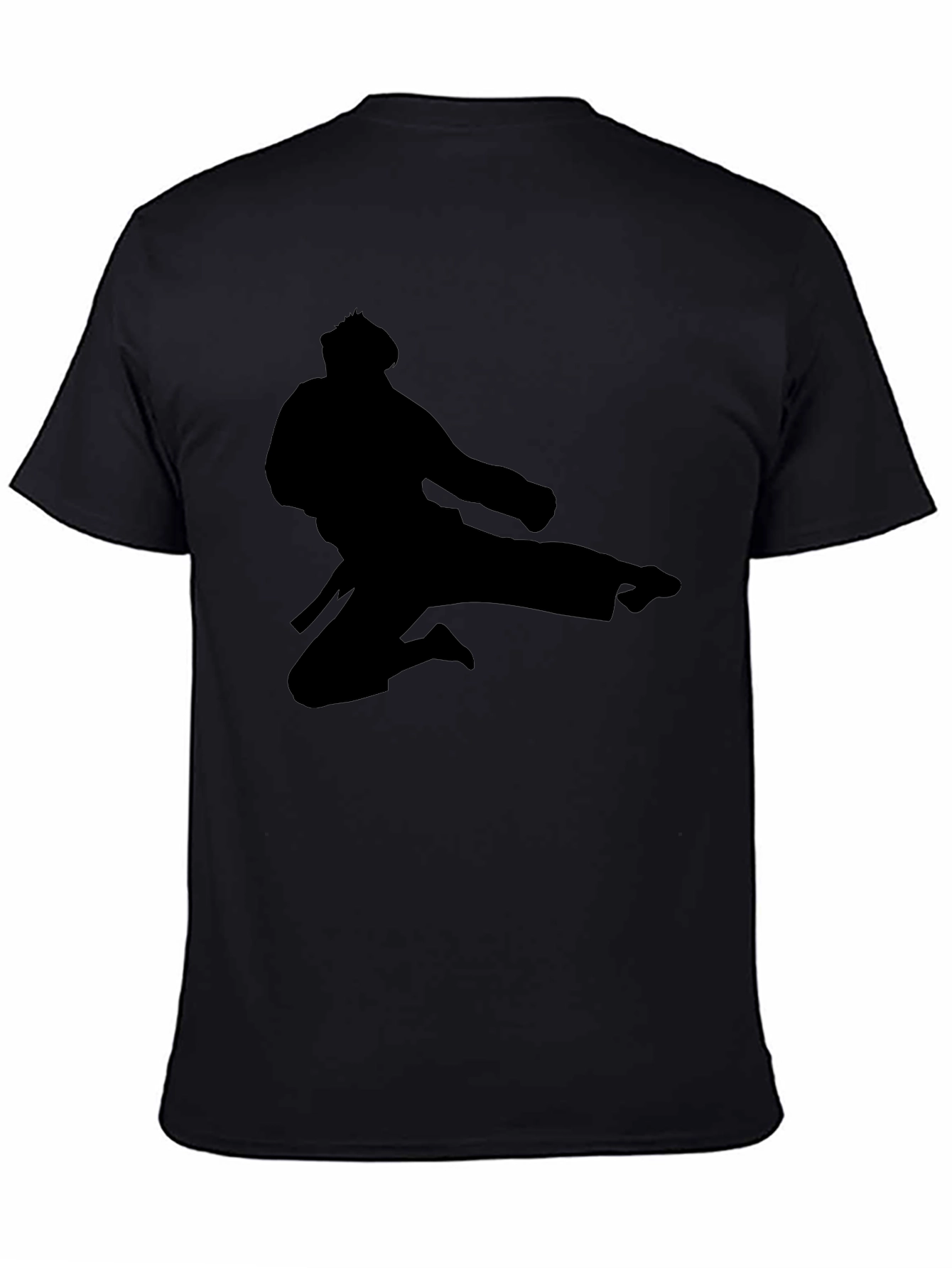 Martial Arts Silhouette Graphic T-Shirt