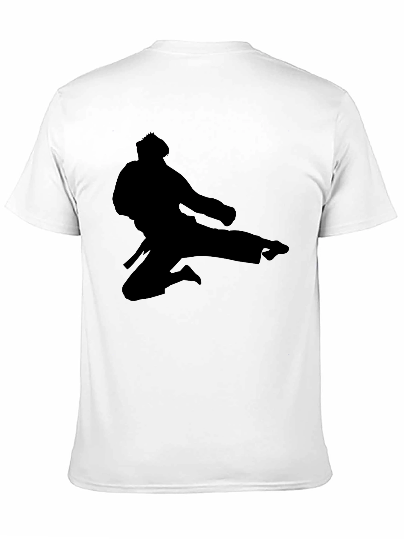 Martial Arts Silhouette Graphic T-Shirt