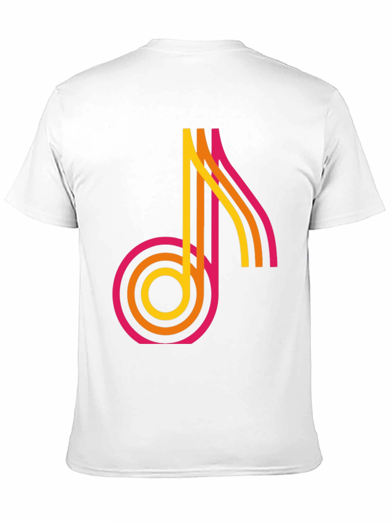 Retro Music Note Graphic Tee - Classic Style