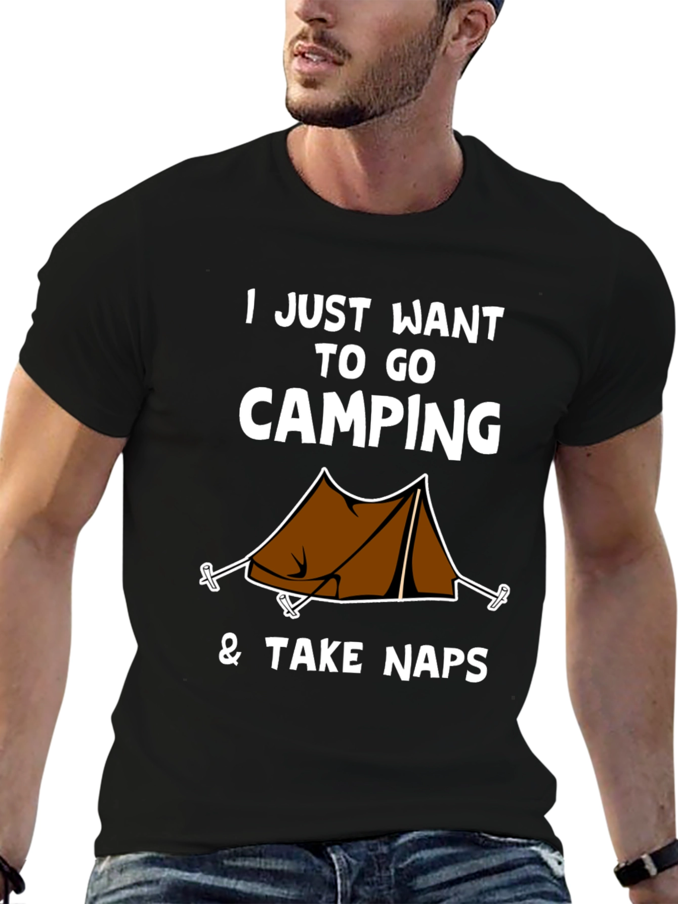 Camping & Naps Graphic T-Shirt
