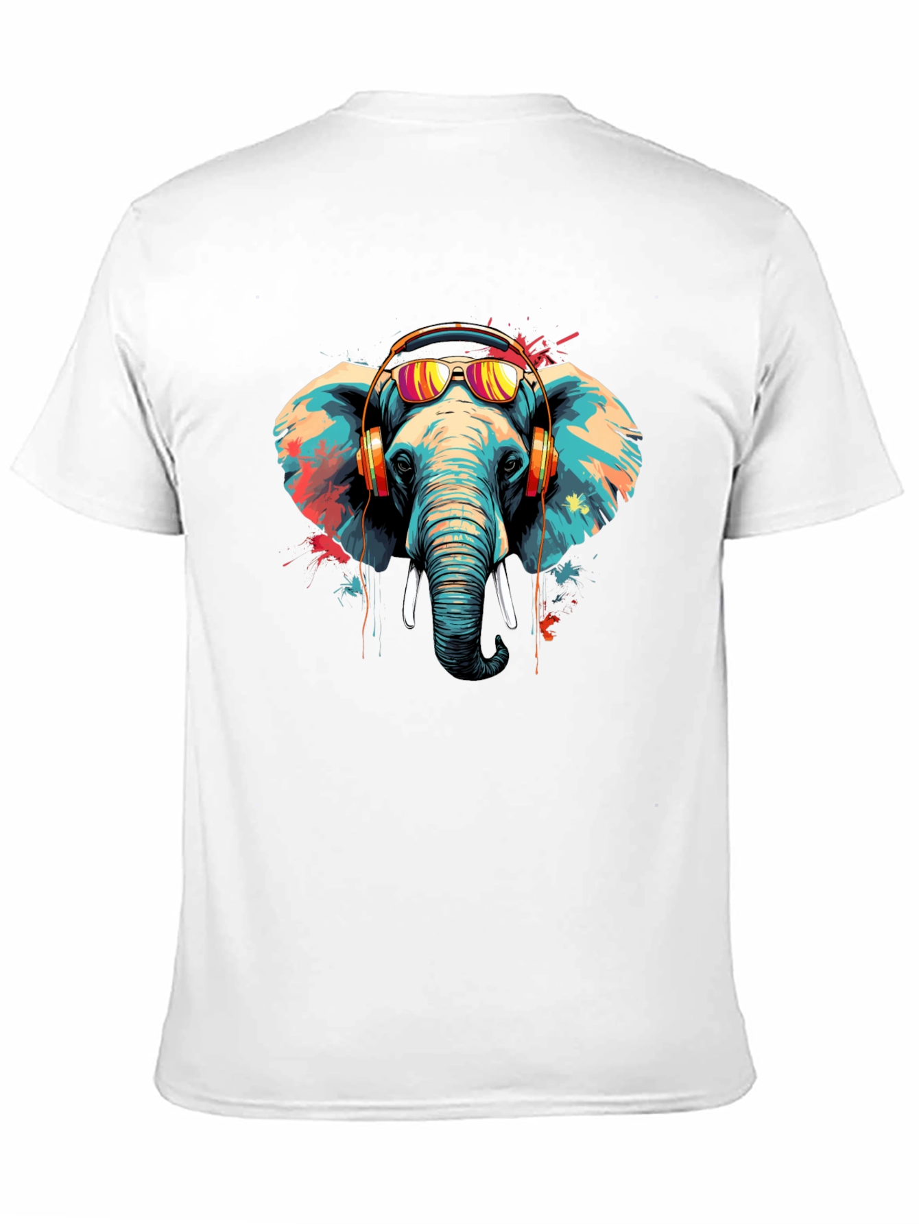 Cool Elephant Graphic Tee - Music Lover Edition