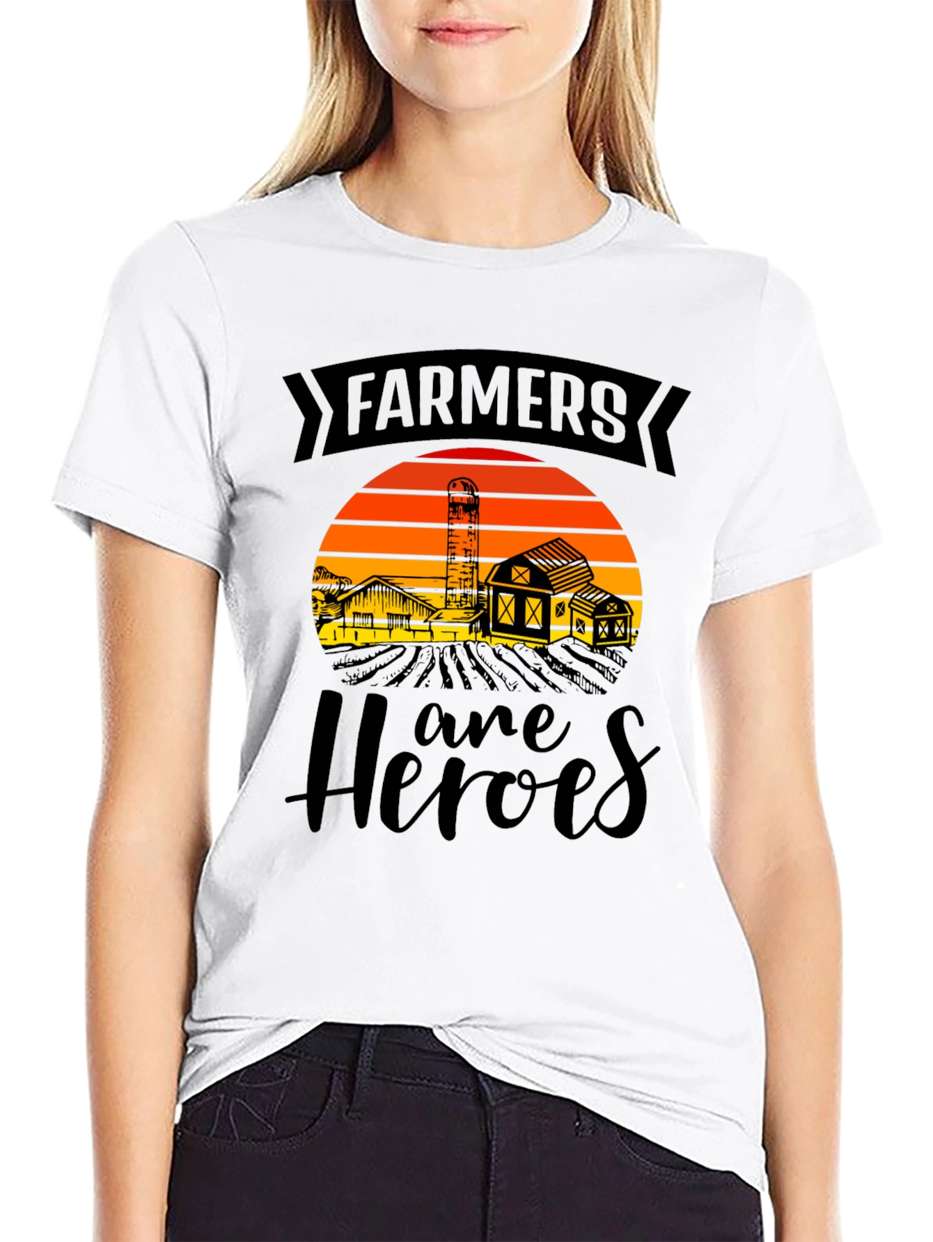 Farmers are Heroes Graphic Tee