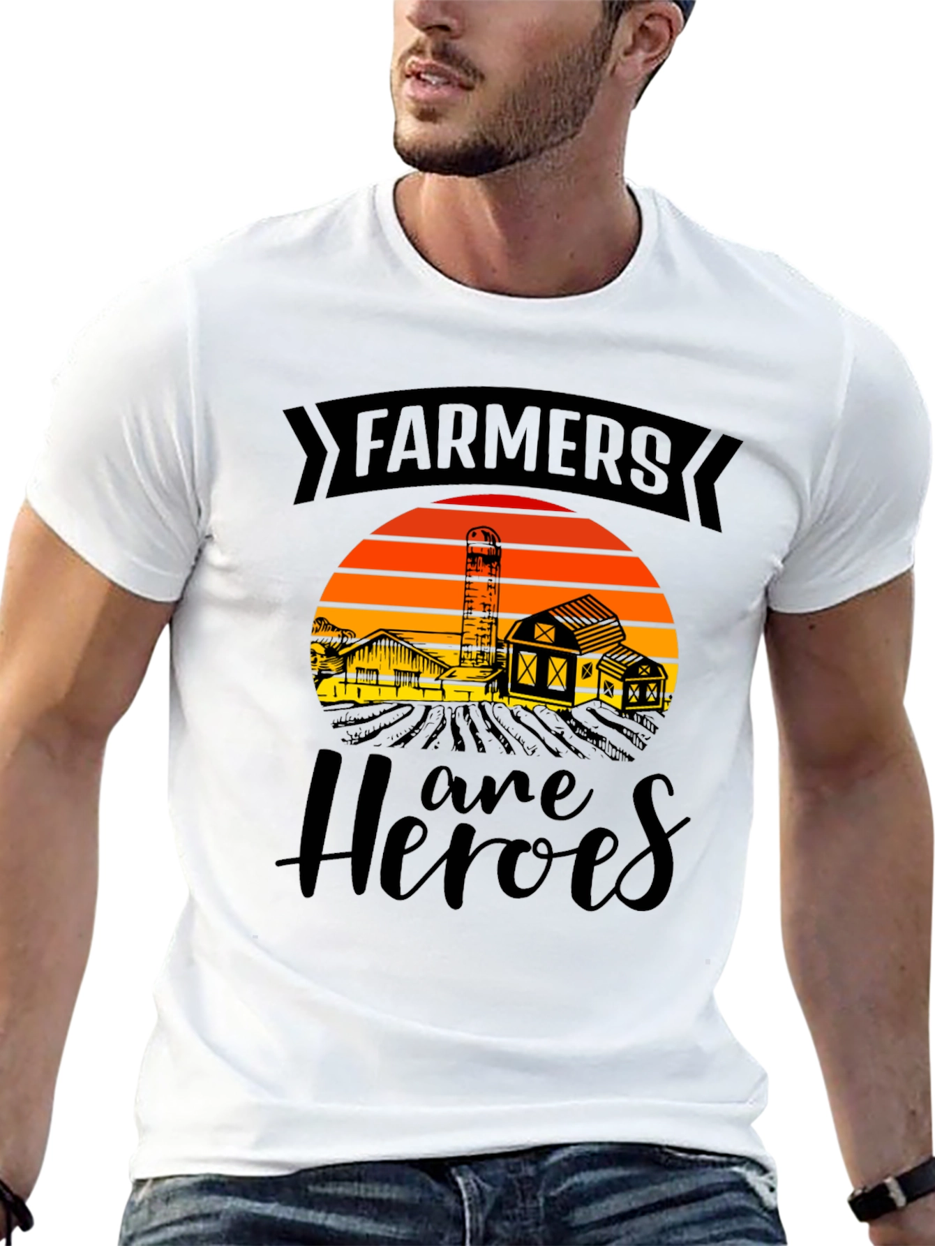 Farmers are Heroes Graphic Tee