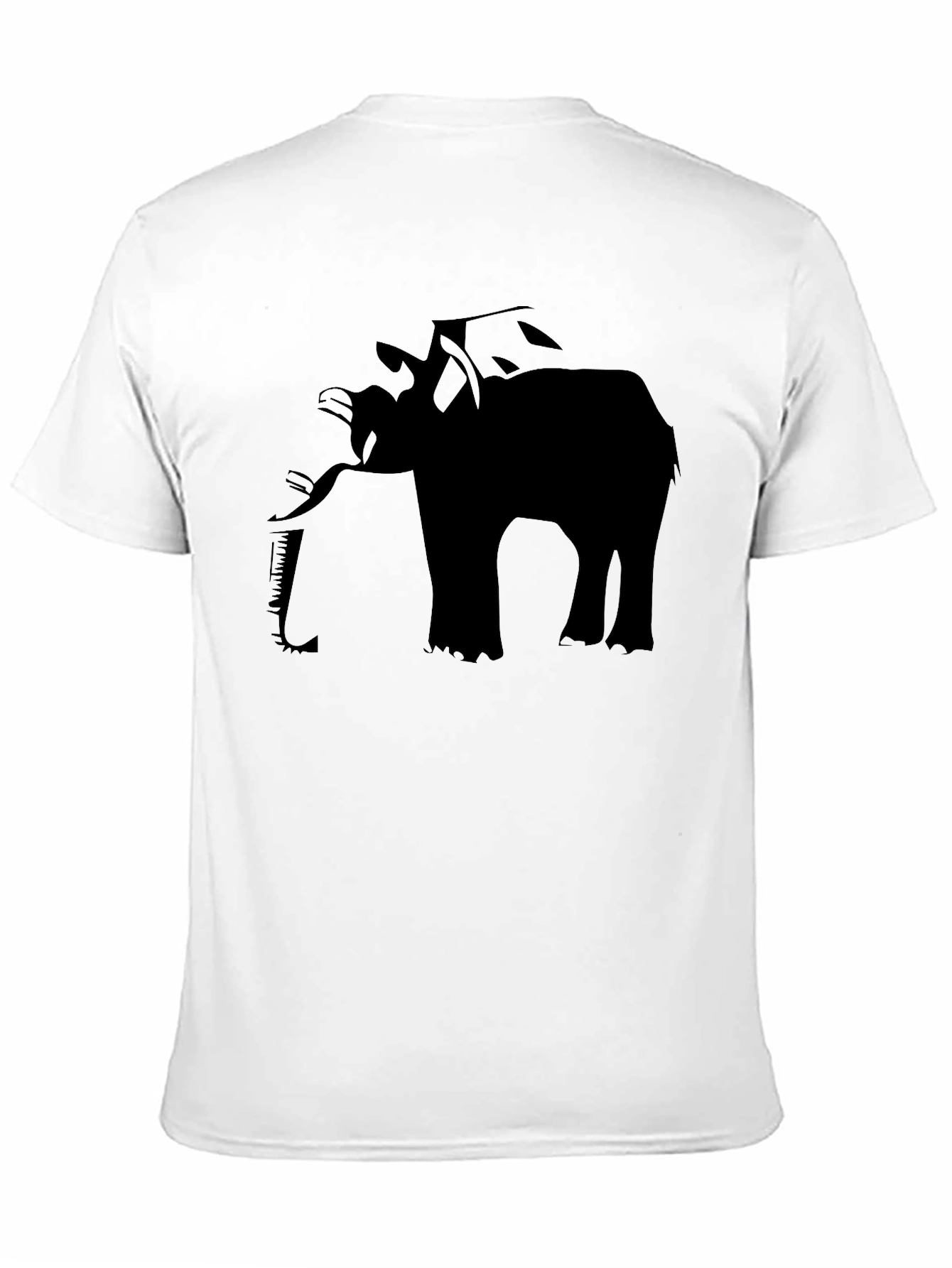 Elephant Graphic Black T-Shirt