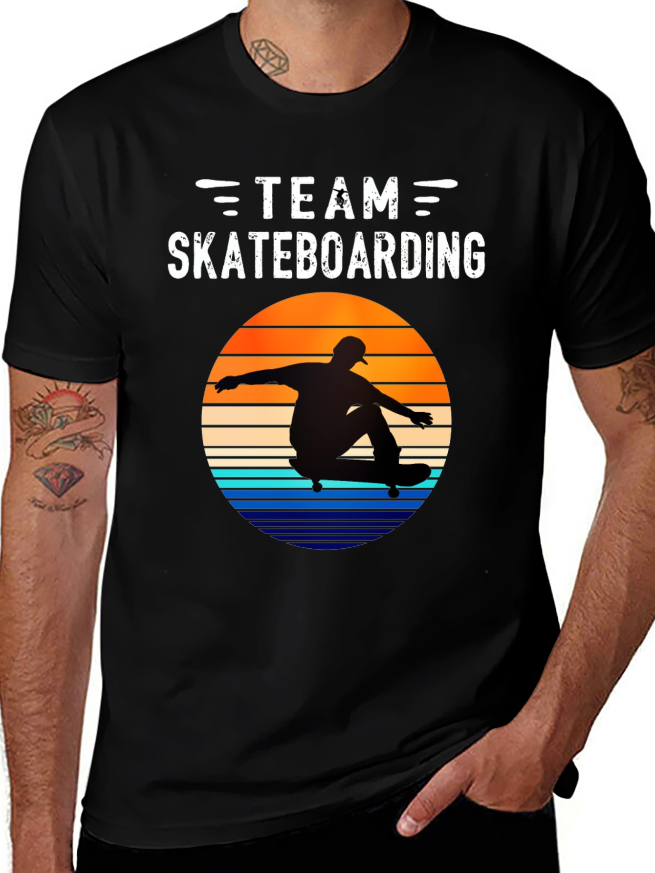 Team Skateboarding Graphic Tee