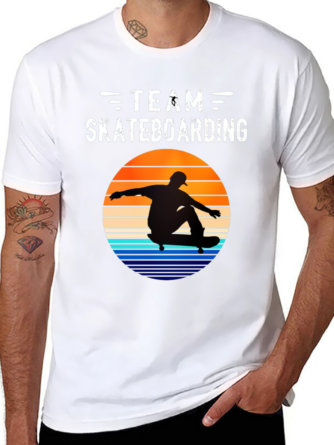 Team Skateboarding Graphic Tee