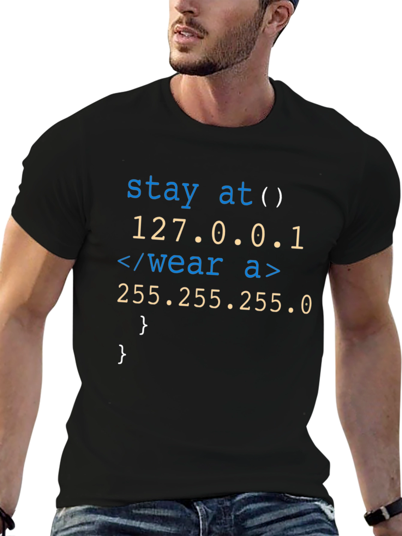 Stay At Home Geek T-Shirt Programmer Coder Humor