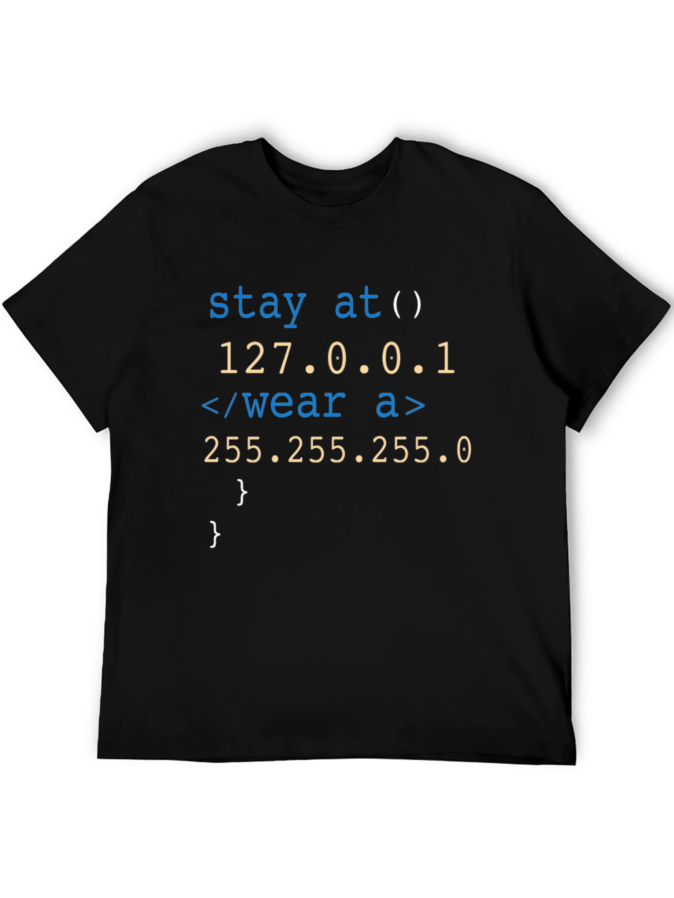 Stay At Home Geek T-Shirt Programmer Coder Humor
