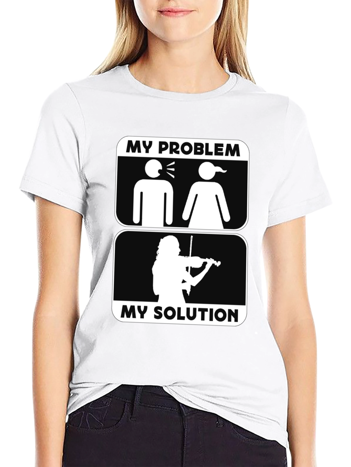 My Problem My Solution T-Shirt Violin Lover