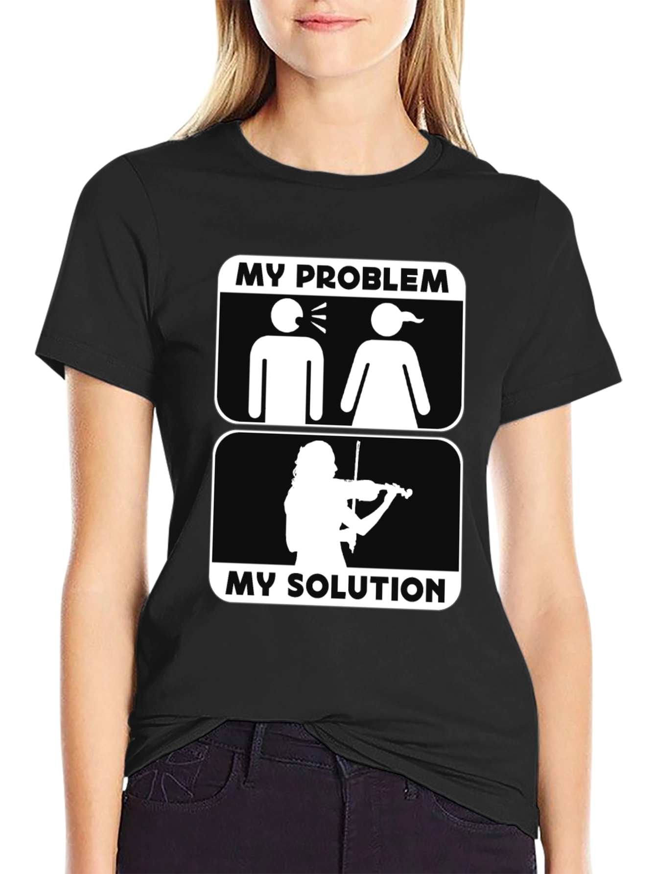 My Problem My Solution T-Shirt Violin Lover