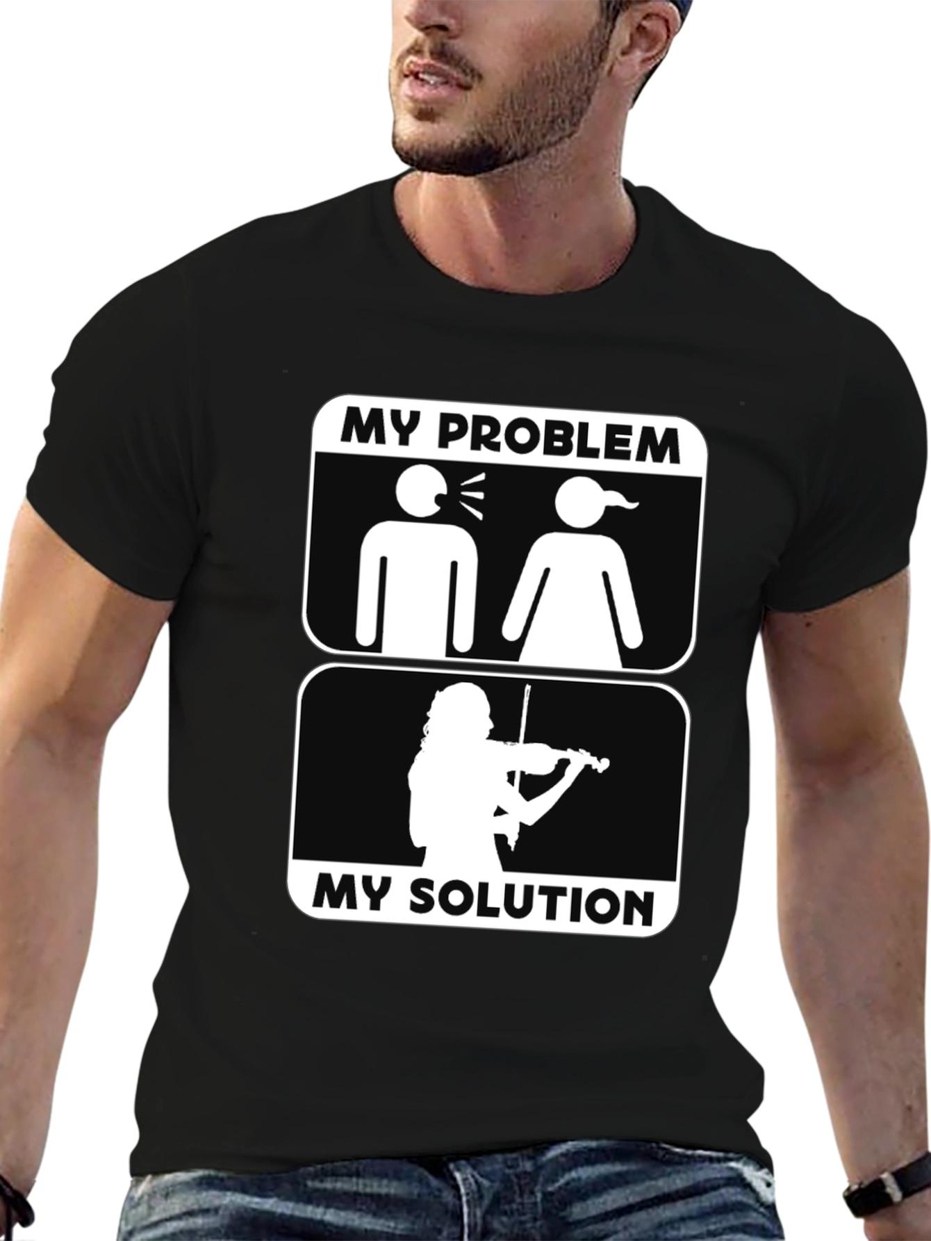 My Problem My Solution T-Shirt Violin Lover