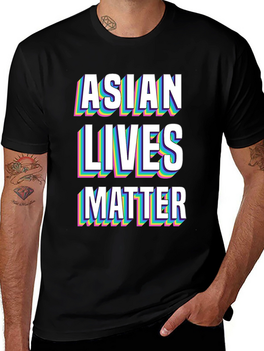 Asian Lives Matter Graphic Tee - Black