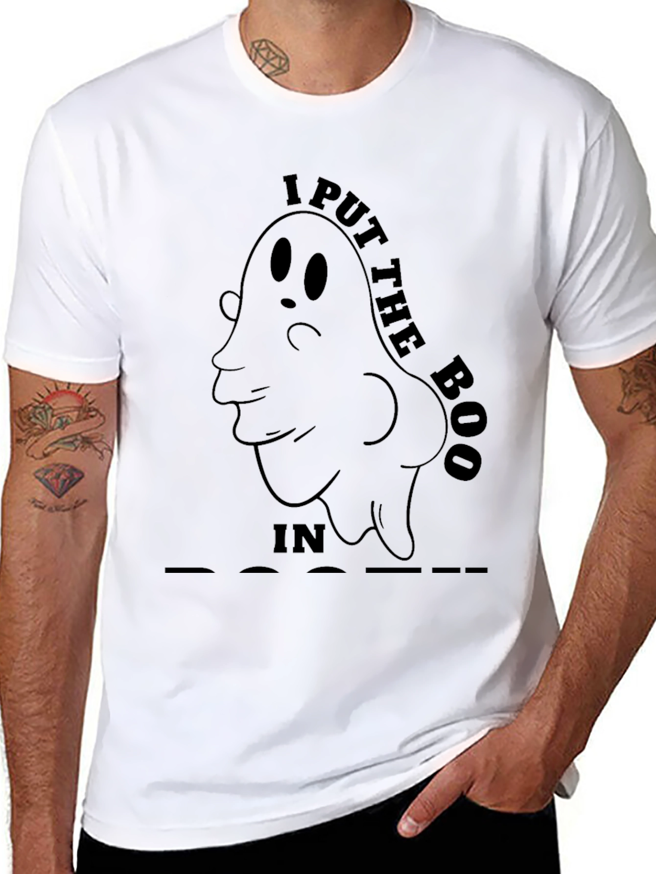 Boo Crew Graphic Tee - Halloween Spirit T-Shirt