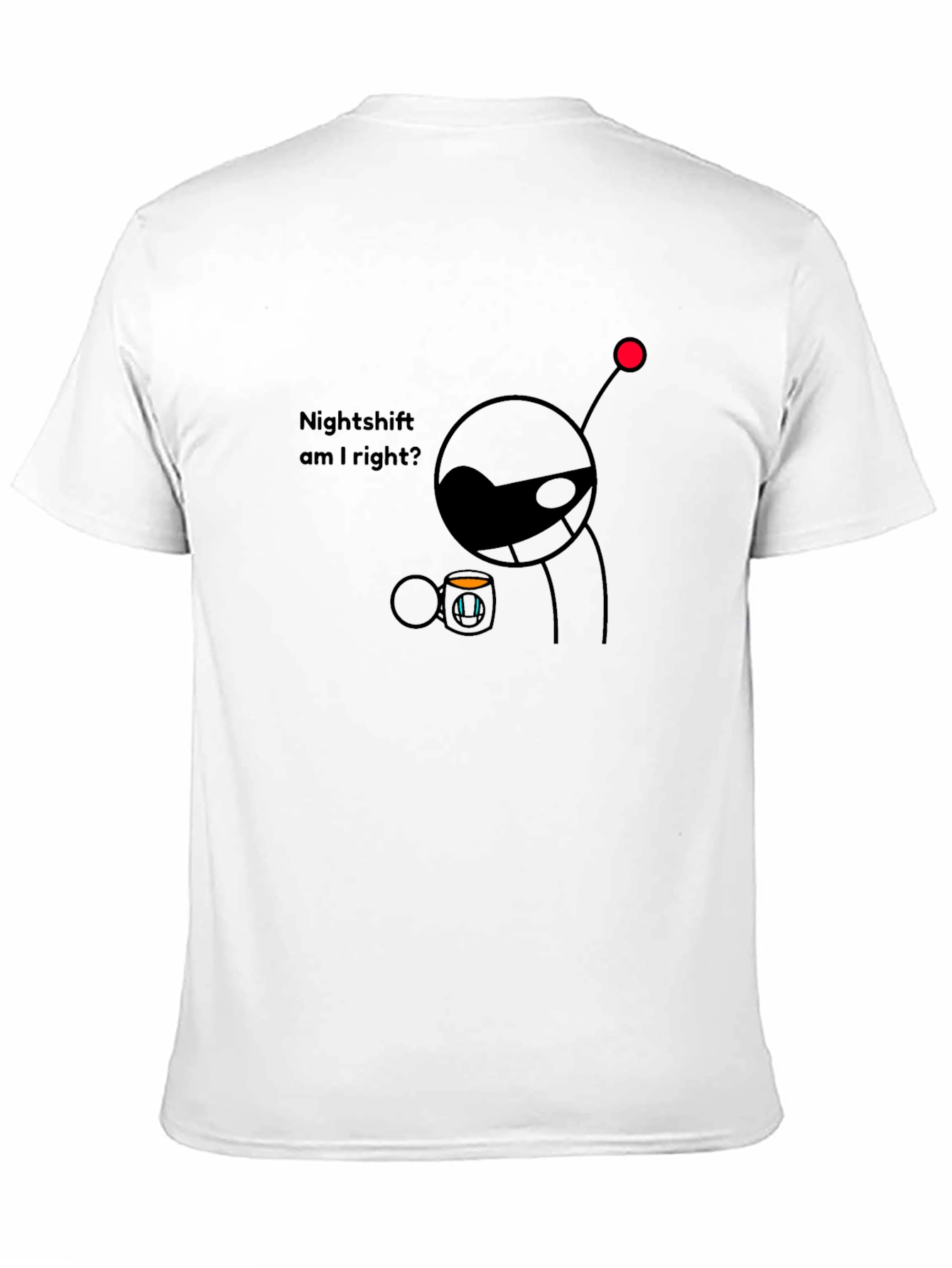 Nightshift Reddit Alien Black T-Shirt
