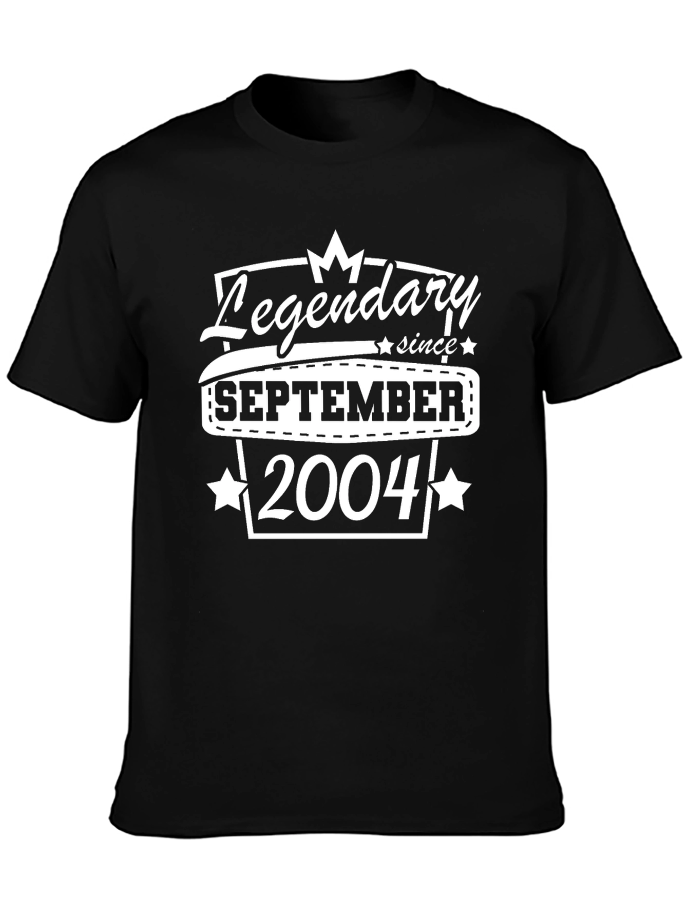 Legendary Since September 2004 Black T-Shirt