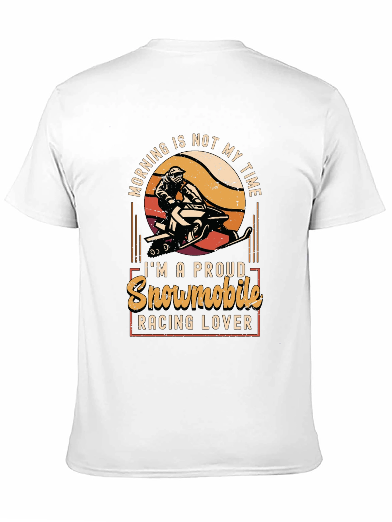 Snowmobile Racing Lover Graphic Tee
