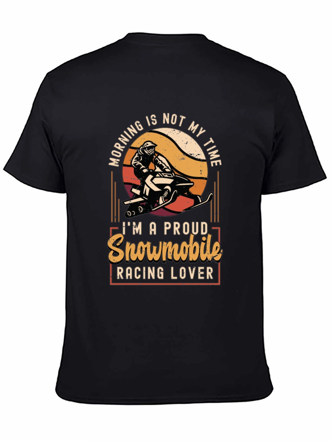 Snowmobile Racing Lover Graphic Tee