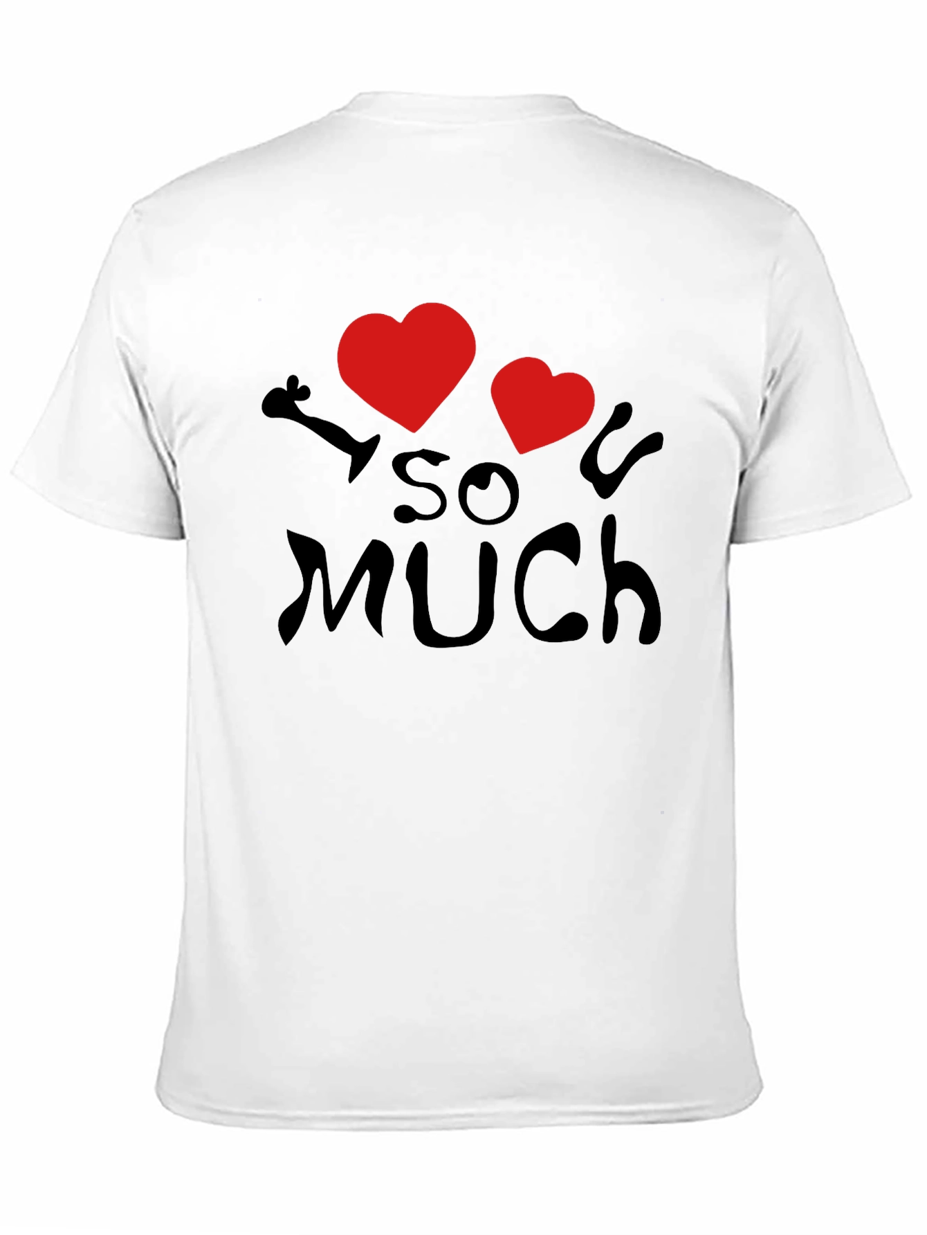 I Heart So Much T-Shirt - Black Casual Wear