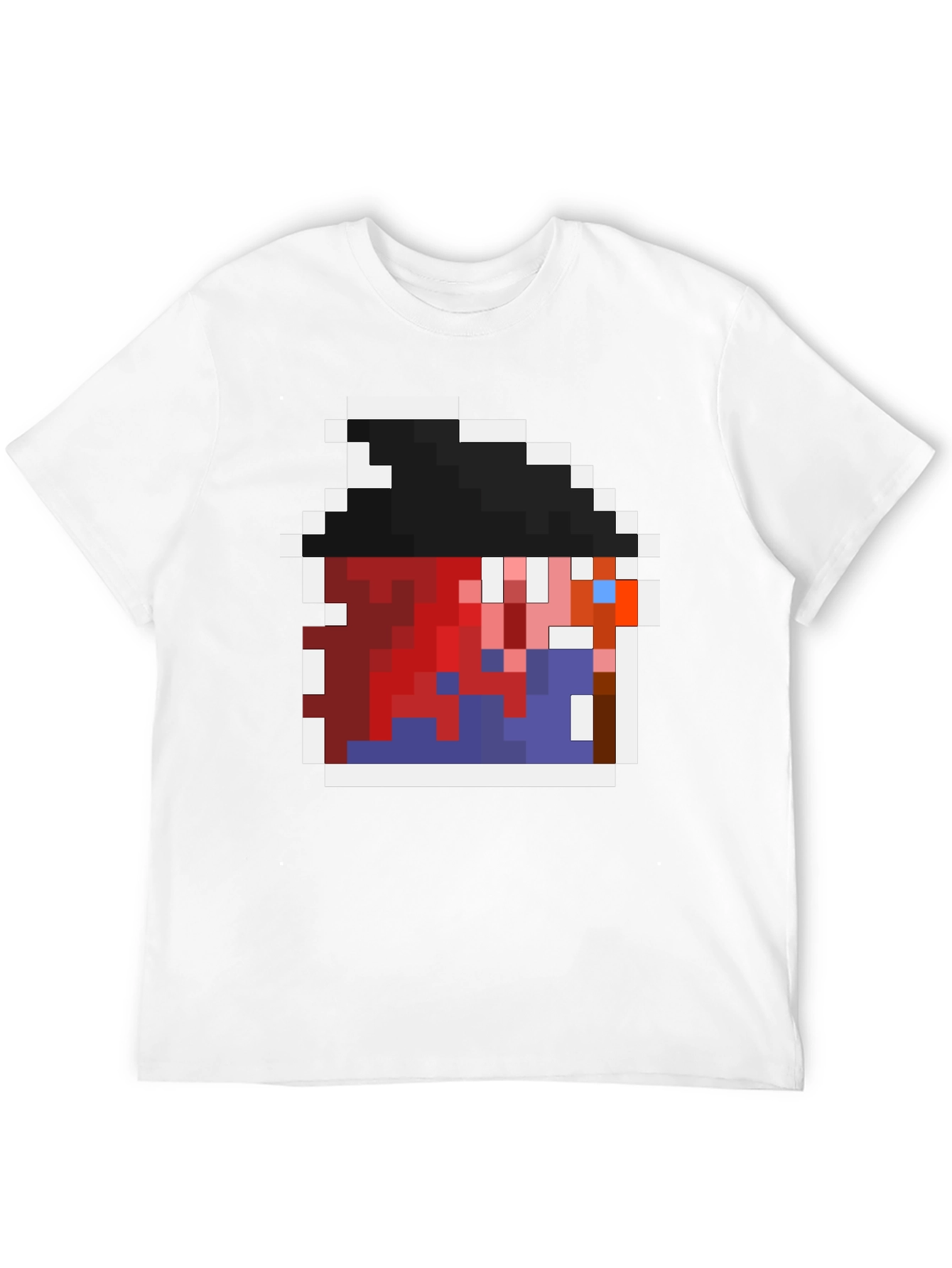 Pixelated Character Graphic Tee