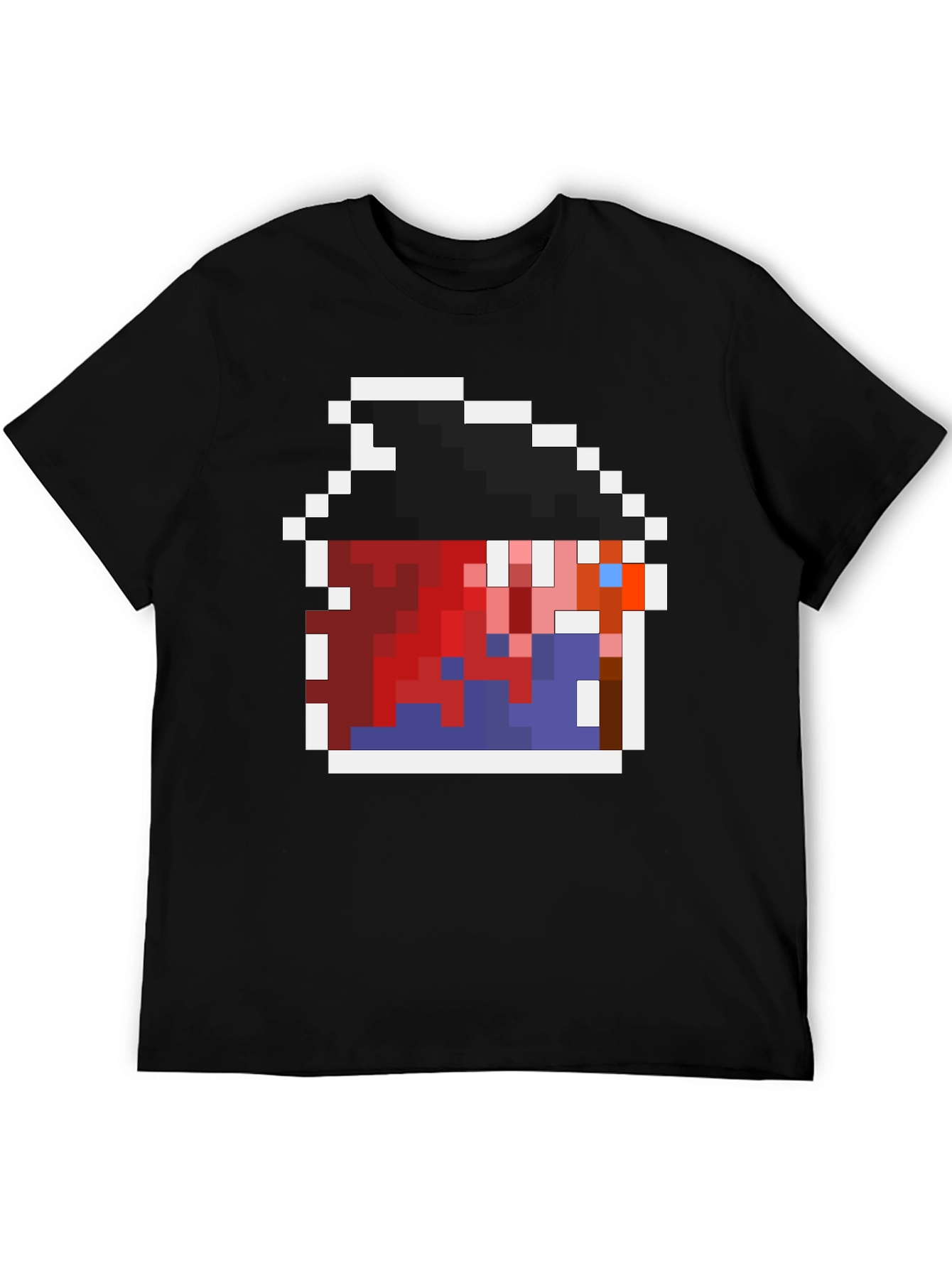 Pixelated Character Graphic Tee