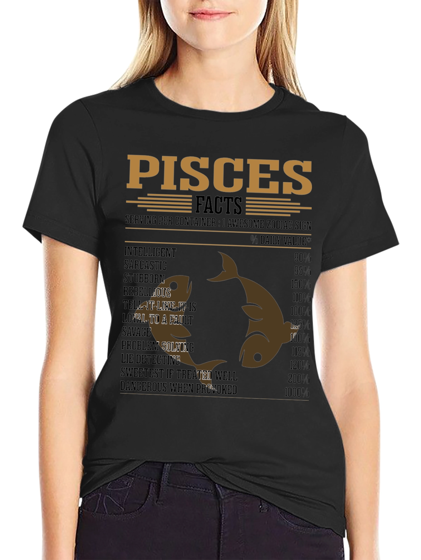 Pisces Zodiac Sign Facts T-Shirt